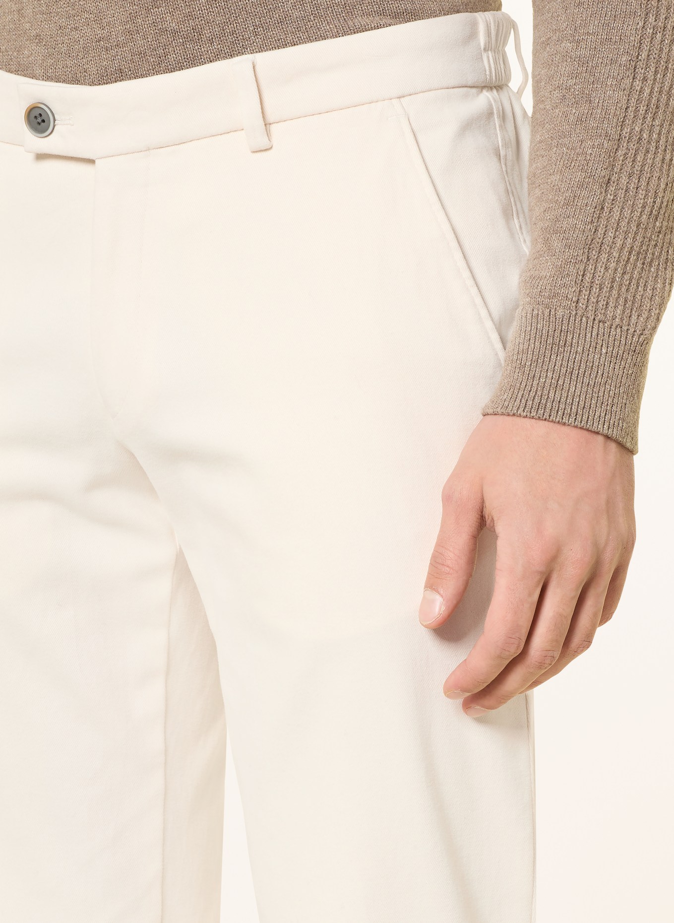 HILTL Chino Slim Fit: ECRU