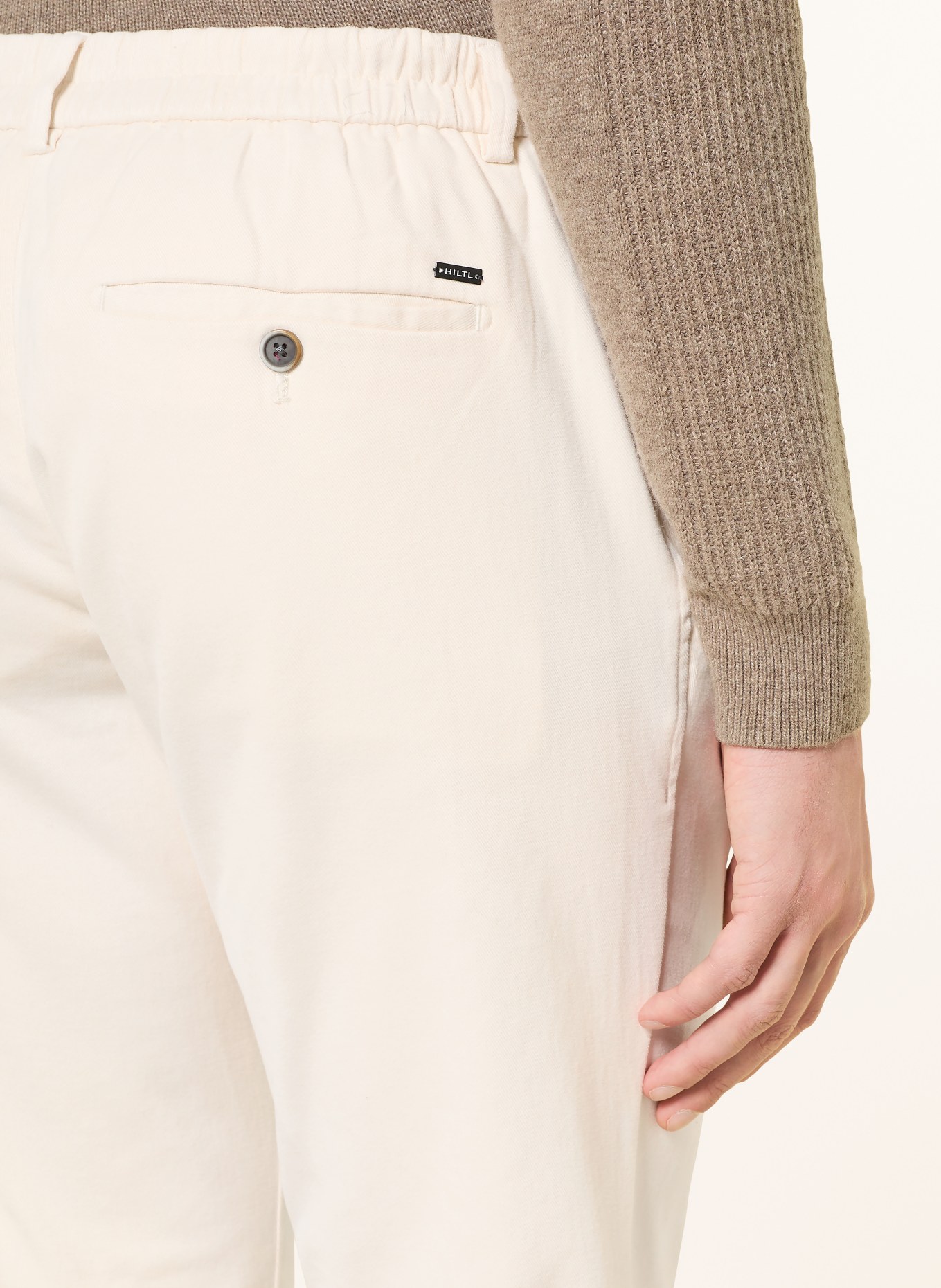 HILTL Chino Slim Fit: ECRU