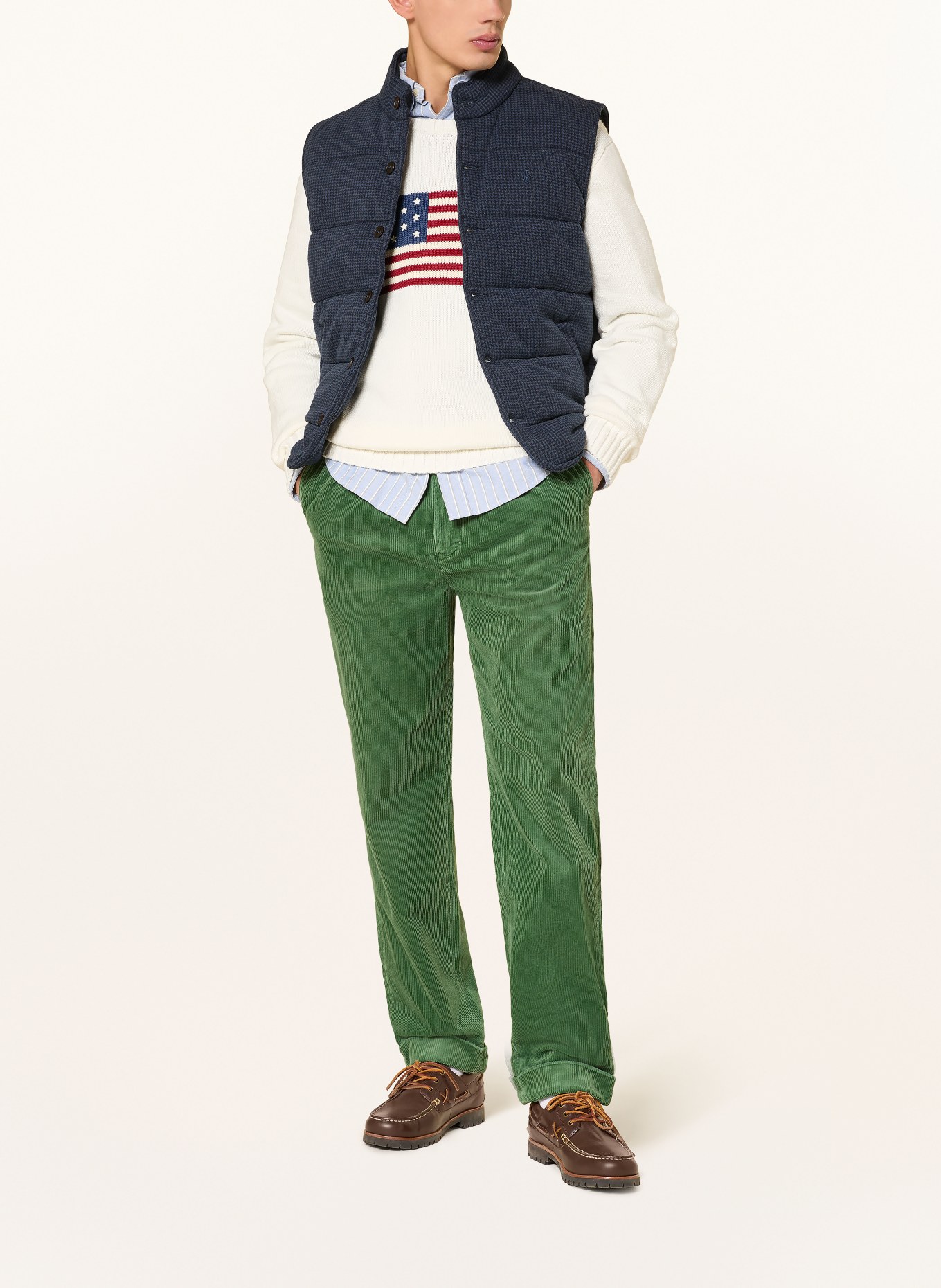 POLO RALPH LAUREN Cordchino Relaxed Fit: GRÜN