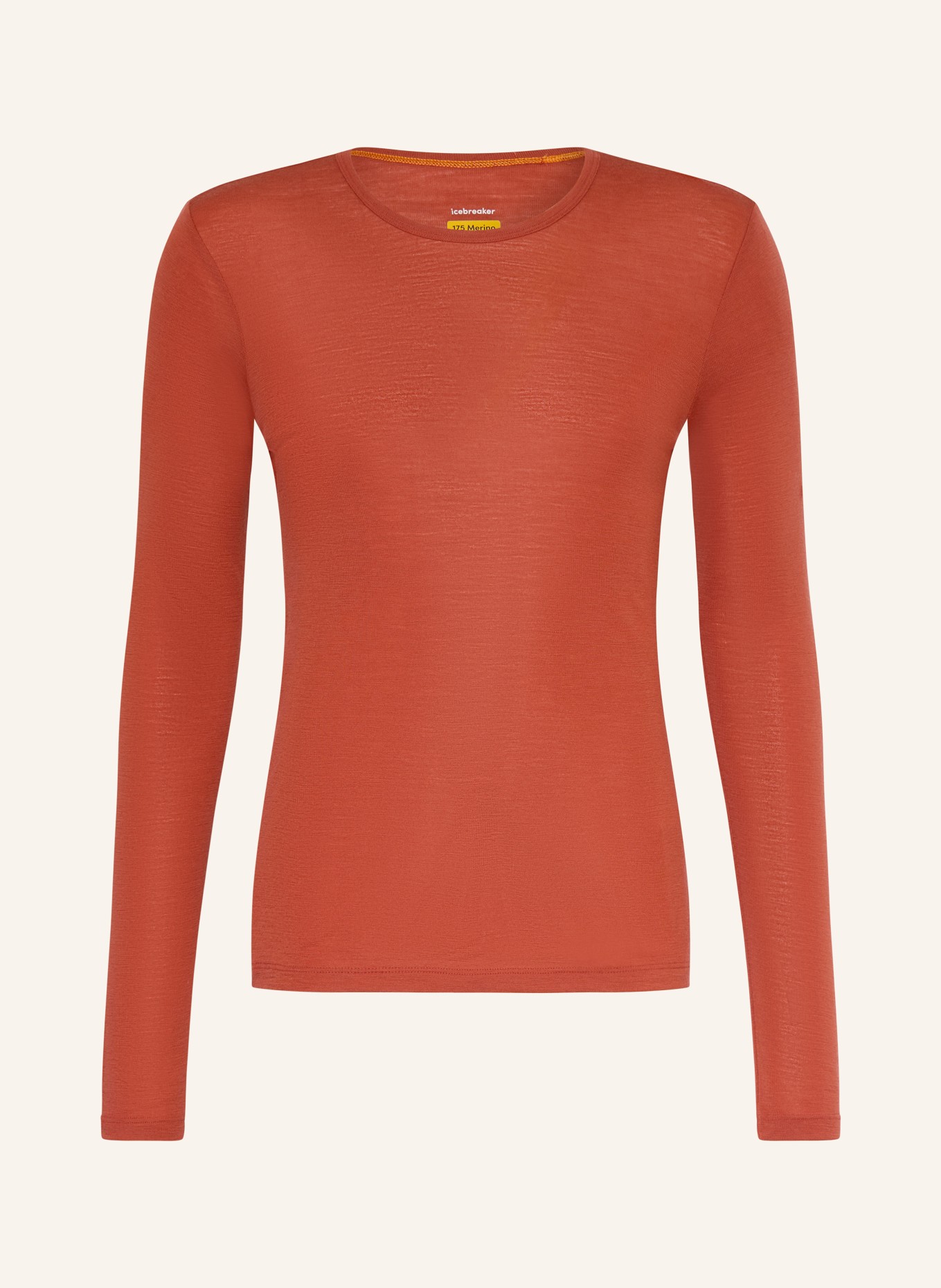 icebreaker Funktionswäsche-Shirt 175 EVERYDAY aus Merinowolle: DUNKELORANGE