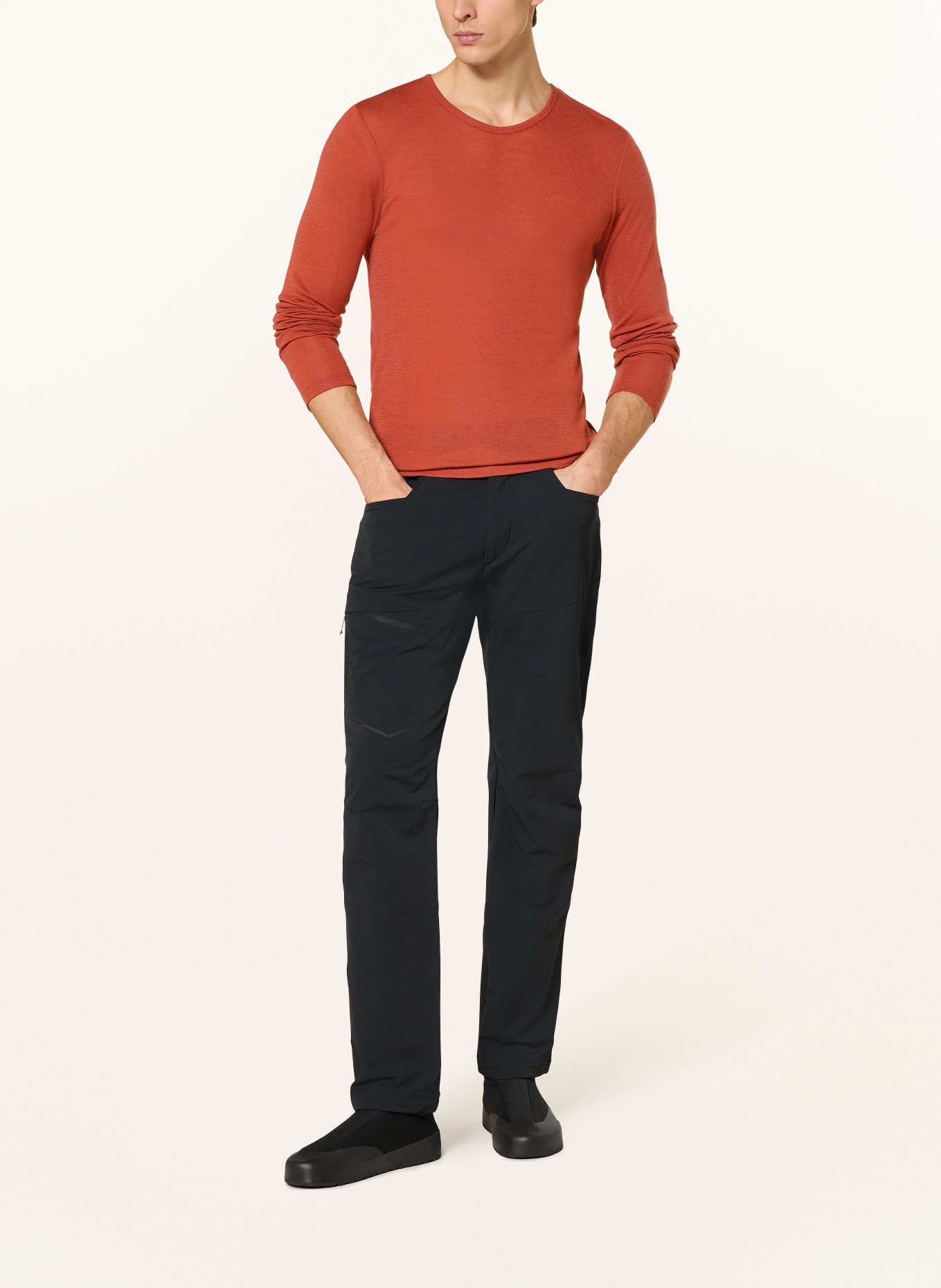 icebreaker Funktionswäsche-Shirt 175 EVERYDAY aus Merinowolle: DUNKELORANGE