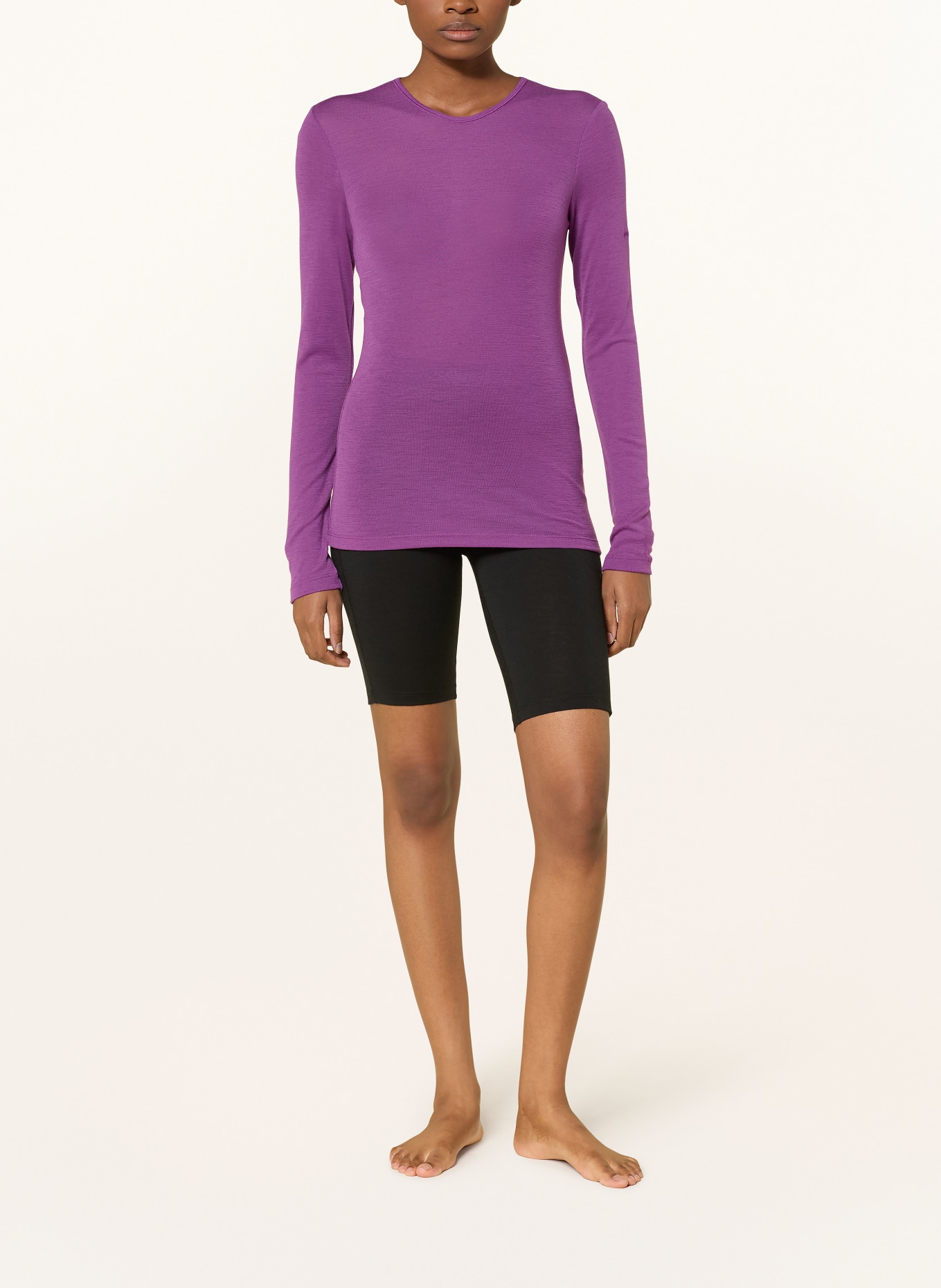 icebreaker Funktionswäsche-Shirt 175 EVERYDAY aus Merinowolle: LILA