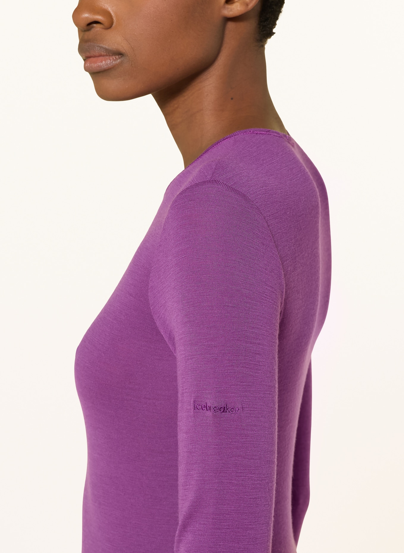 icebreaker Funktionswäsche-Shirt 175 EVERYDAY aus Merinowolle: LILA