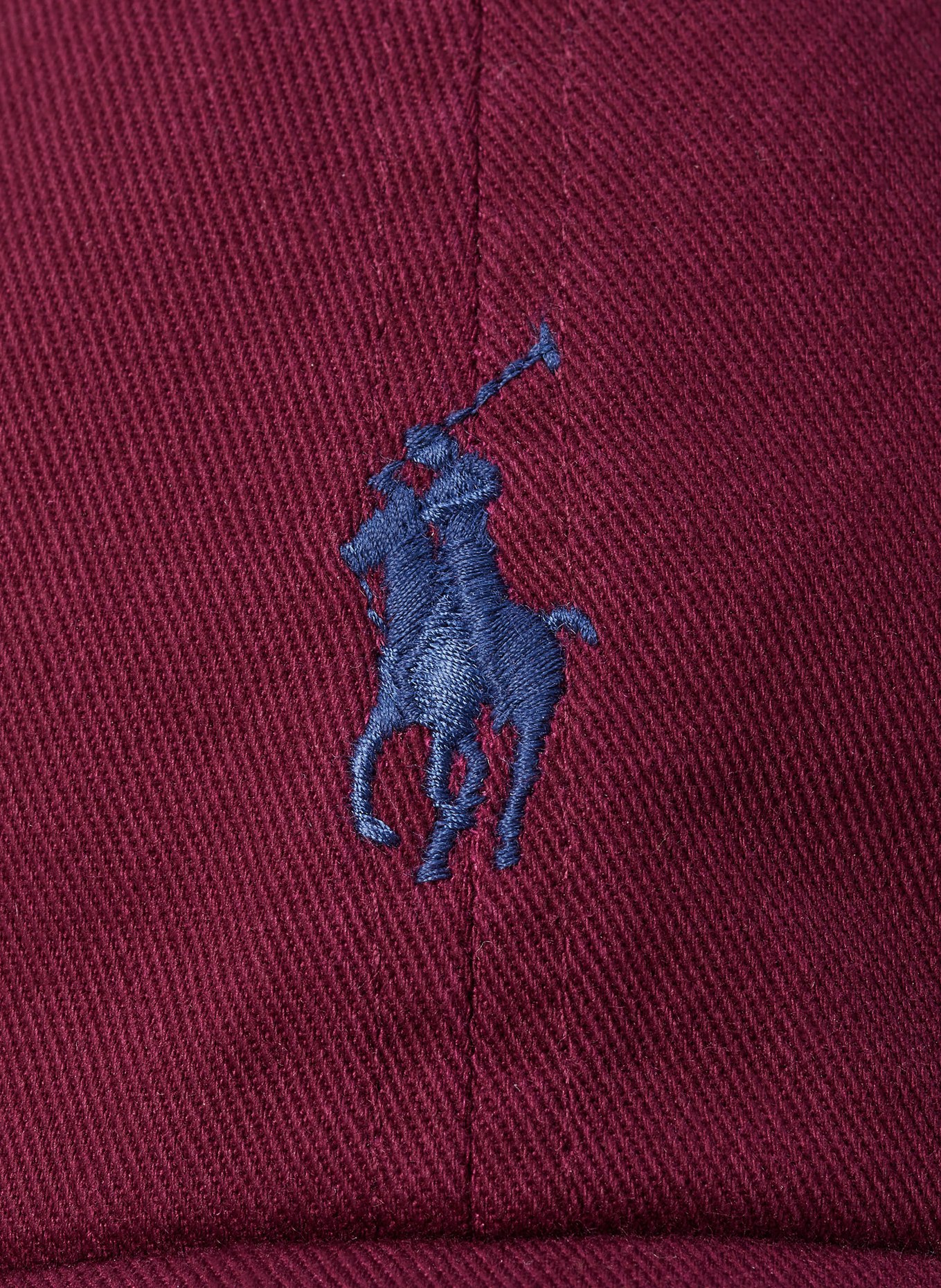 POLO RALPH LAUREN Cap: DUNKELROT