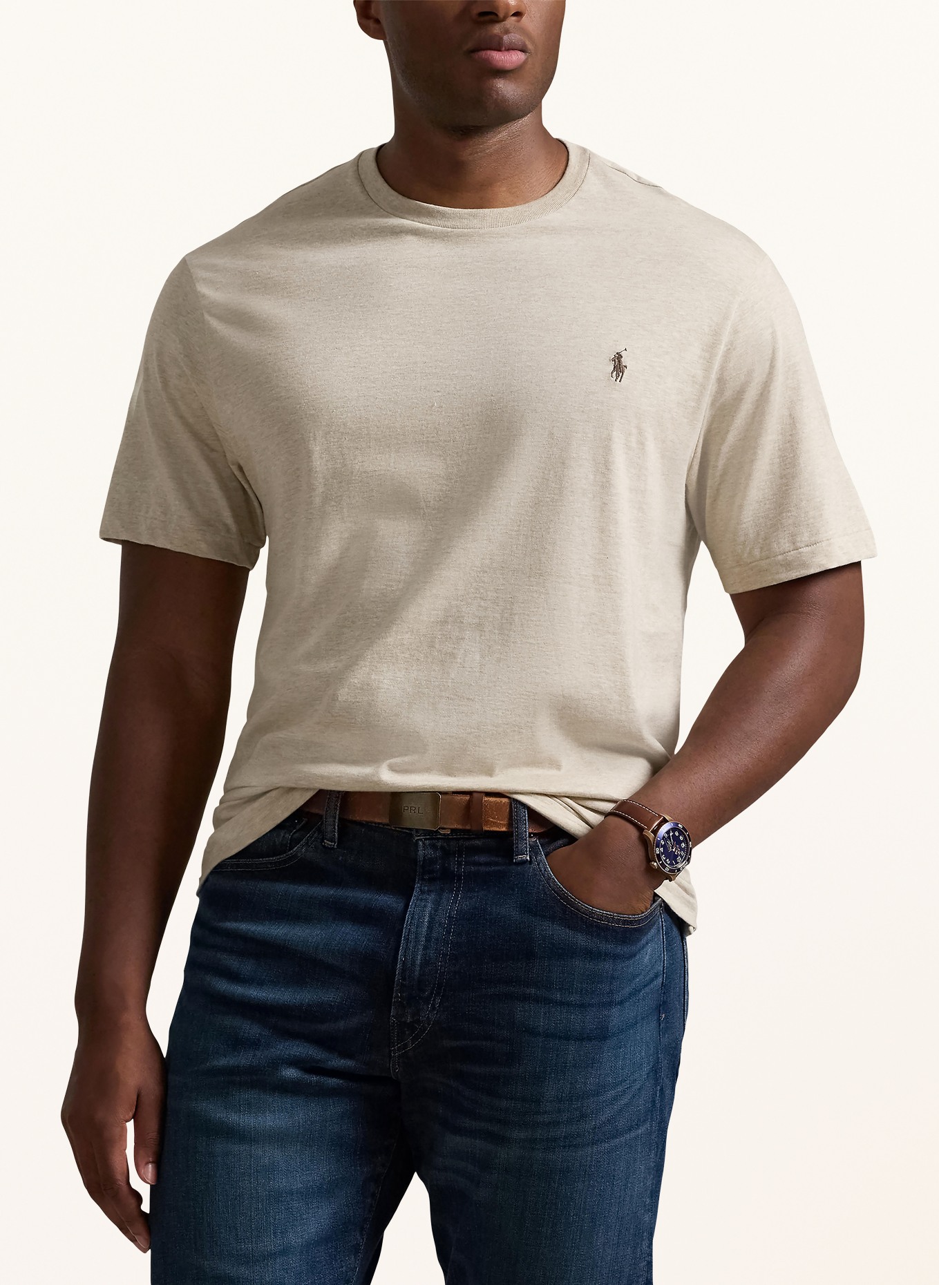 POLO RALPH LAUREN Big & Tall T-shirt: BEIGE