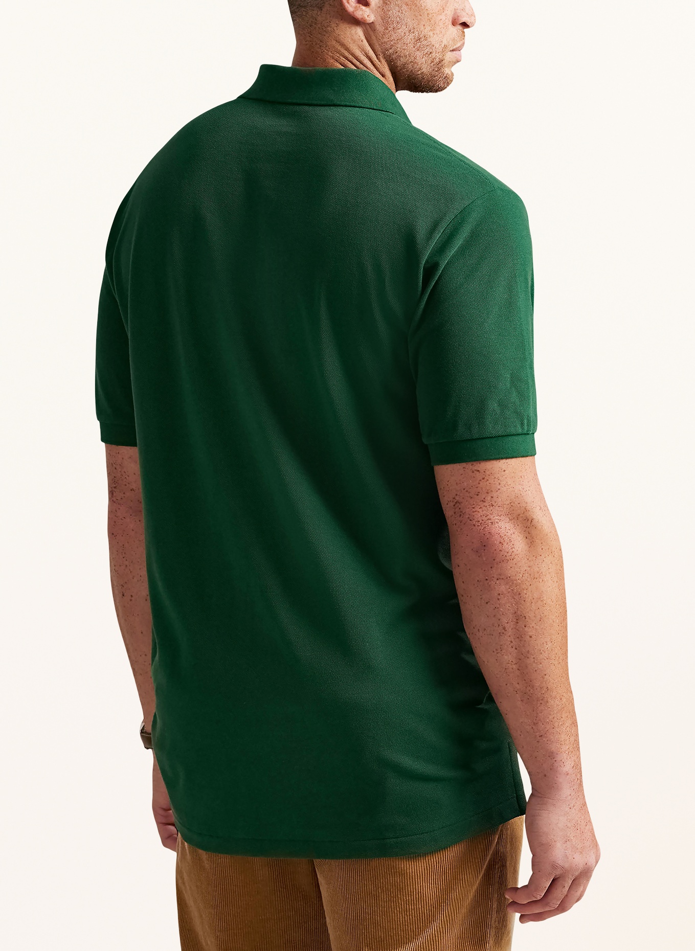 POLO RALPH LAUREN Big & Tall Piqué polo shirt: DARK GREEN