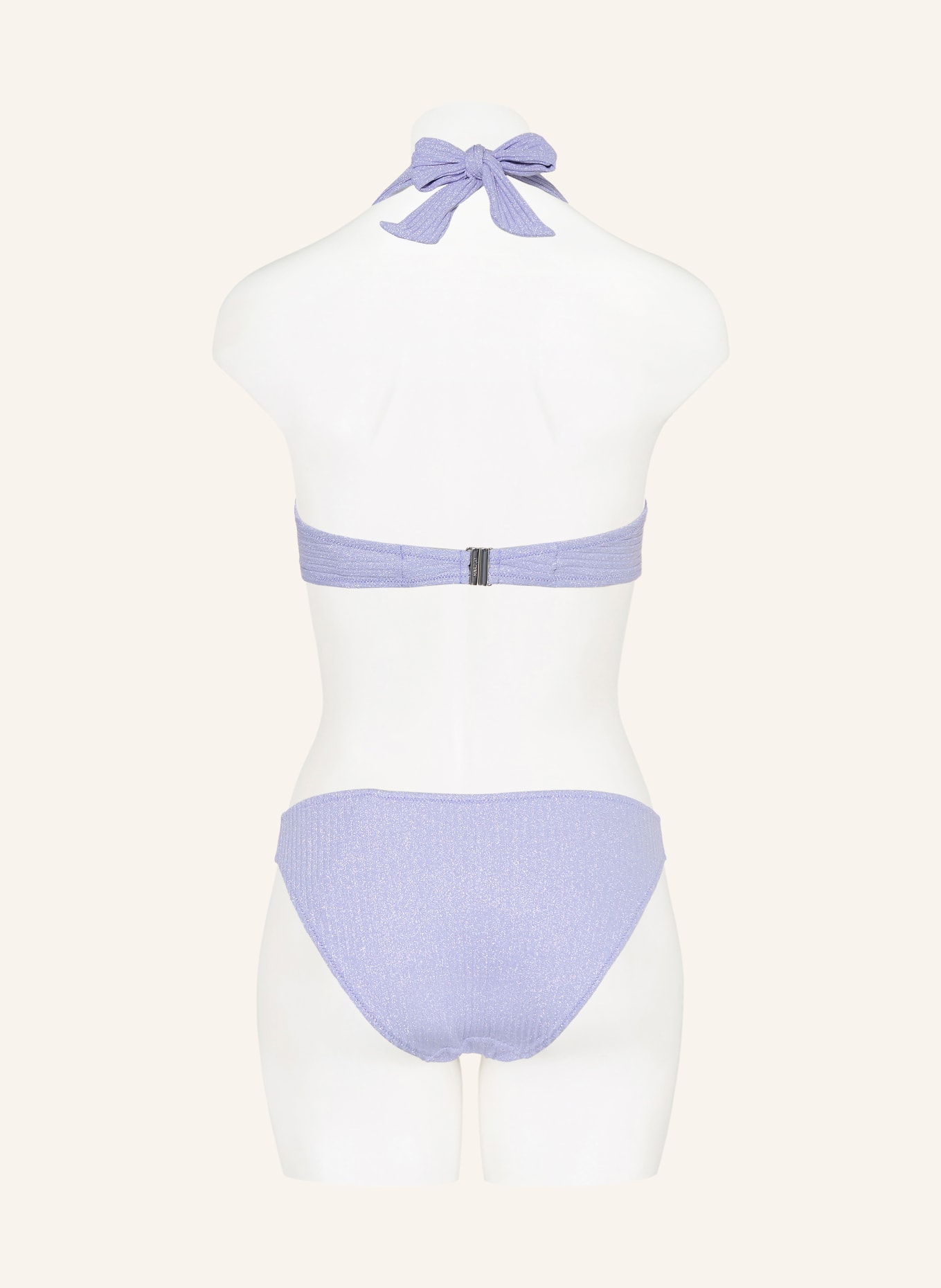 MARIE JO Triangel-Bikini-Top TINJIS mit Glitzergarn: HELLLILA