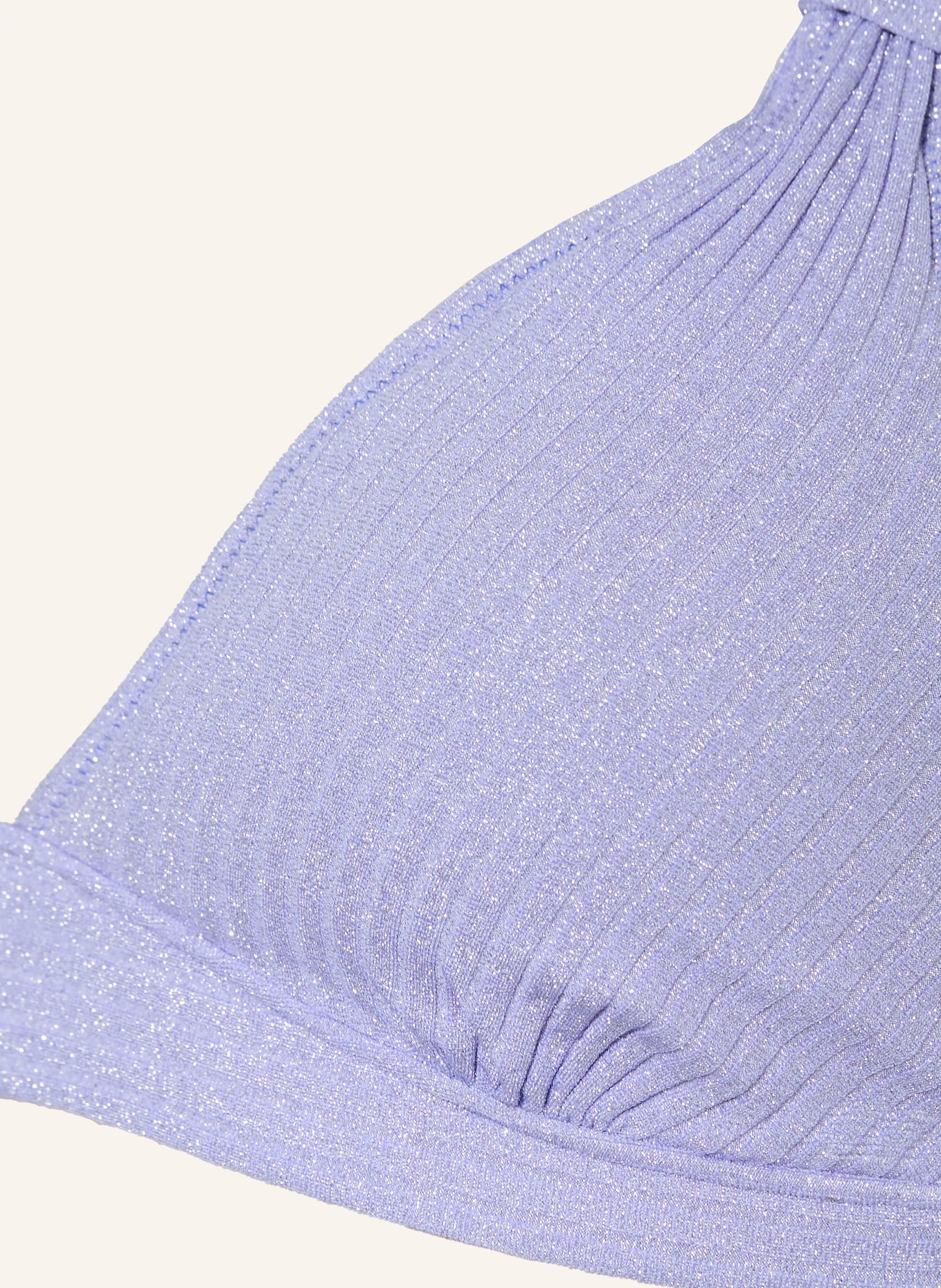 MARIE JO Triangel-Bikini-Top TINJIS mit Glitzergarn: HELLLILA