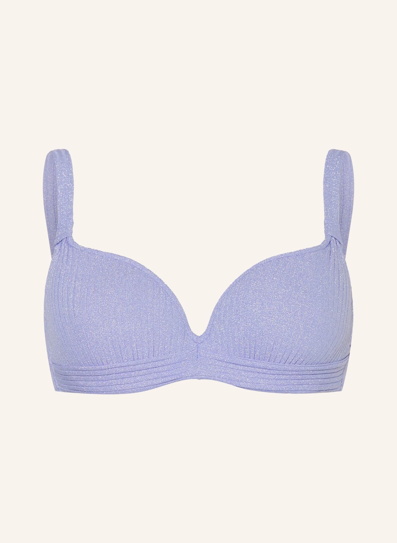 MARIE JO Bikiny s ramínky TINJIS s třpytivou nití: SVĚTLE FIALOVÁ