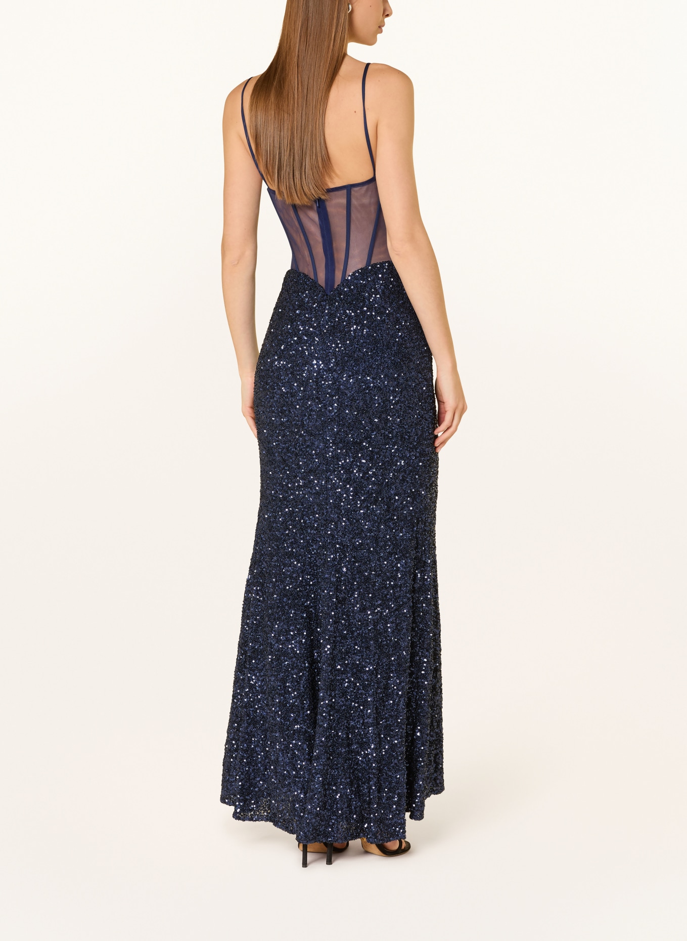 Hey Kyla Abendkleid mit Pailletten: DUNKELBLAU