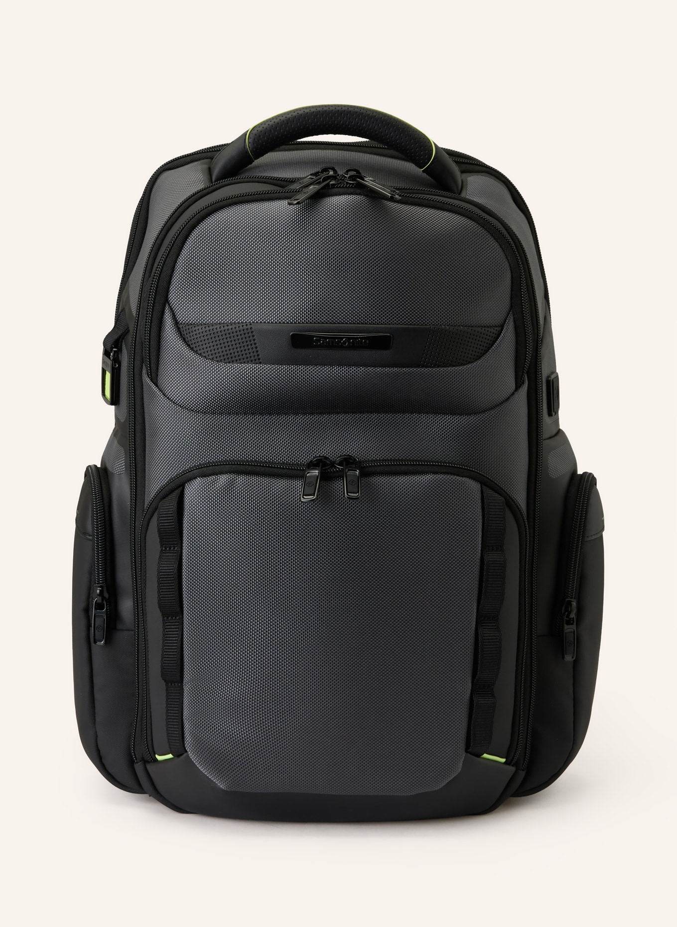 Samsonite Rucksack PRO-DLX 6 26 l mit Laptop-Fach: DUNKELGRAU / SCHWARZ