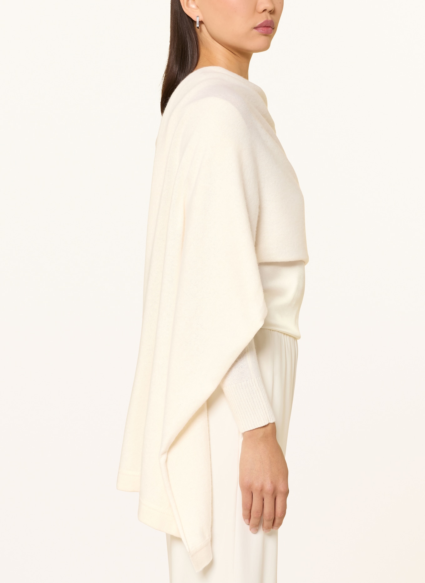 TALBOT RUNHOF Szal z kaszmiru: ECRU