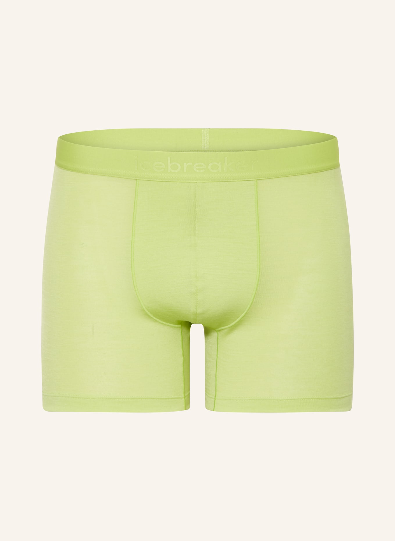 icebreaker Bielizna funkcyjna-bokserki ANATOMICA z wełny merino: JASNOZIELONY