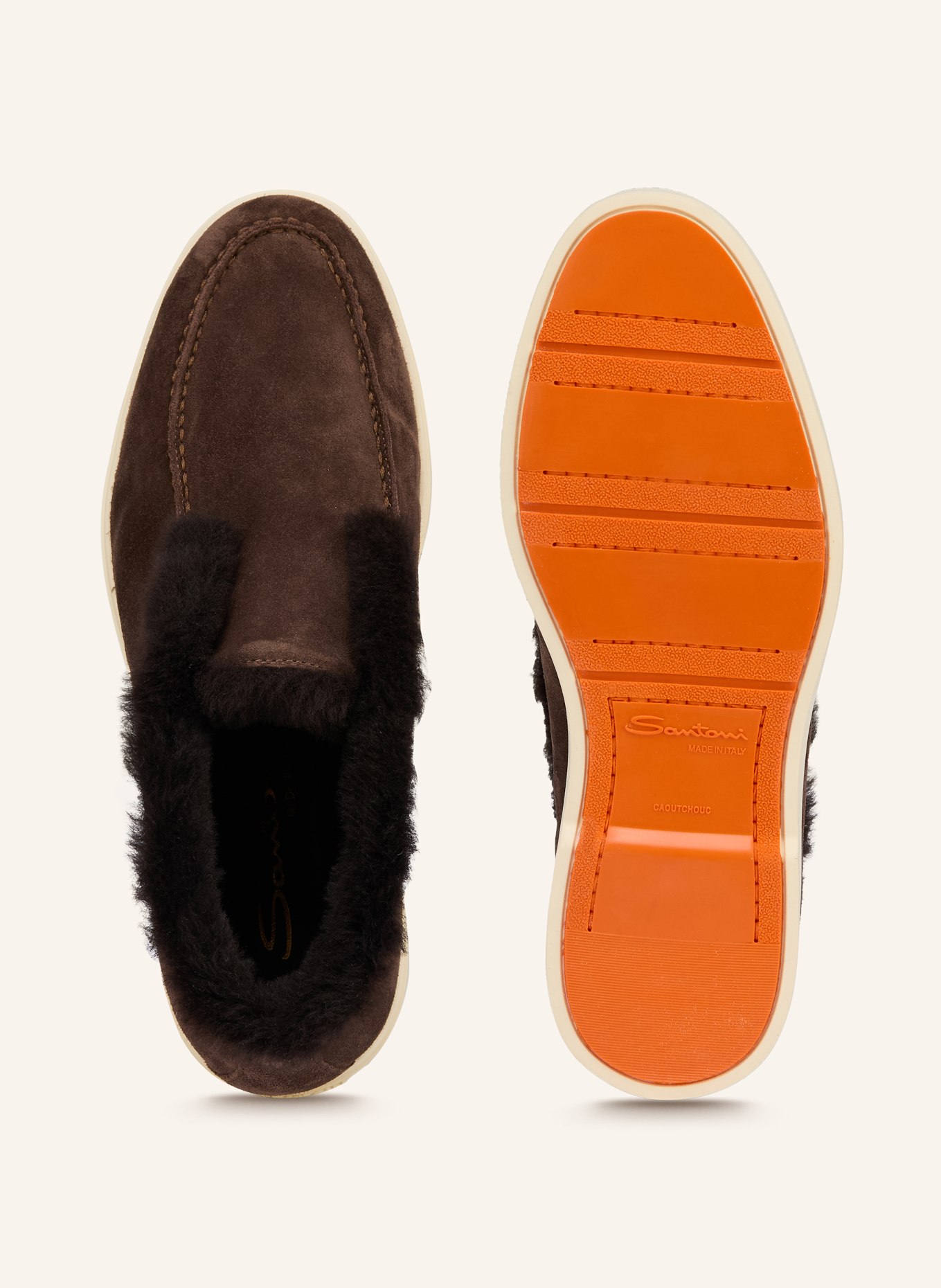 Santoni FORTUNE boots: DARK BROWN