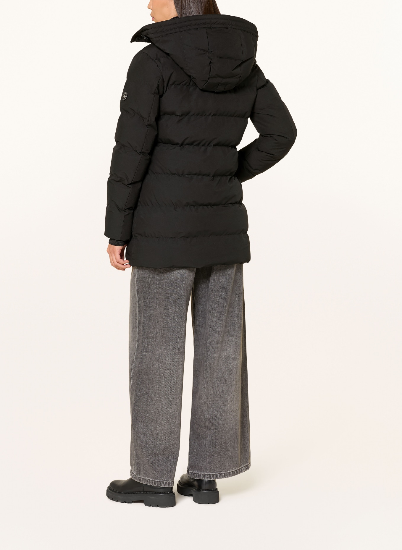 WELLENSTEYN Steppjacke GOLDMINE MEDIUM mit DUPONT™ SORONA®-Isolierung: SCHWARZ