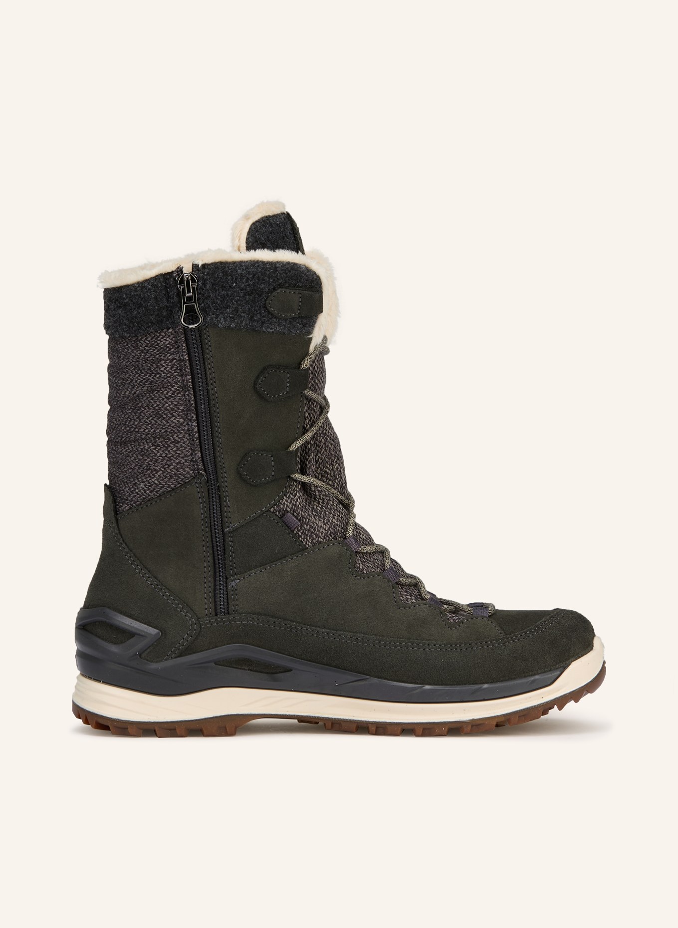 LOWA Wanderschuhe BARINA EVO GTX: DUNKELGRAU / ECRU