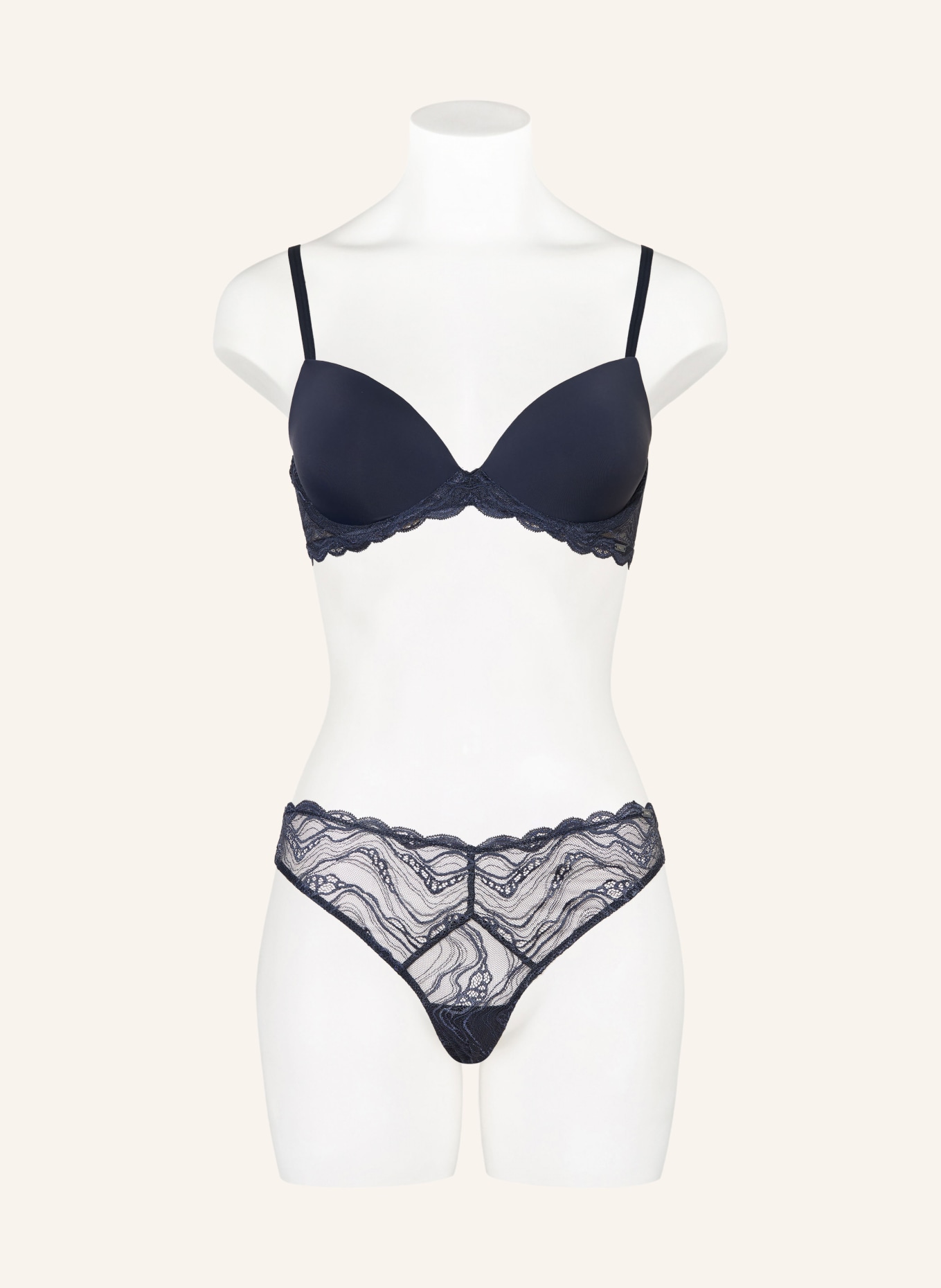 Calvin Klein Slip SENSUAL STRETCH LACE: DUNKELBLAU