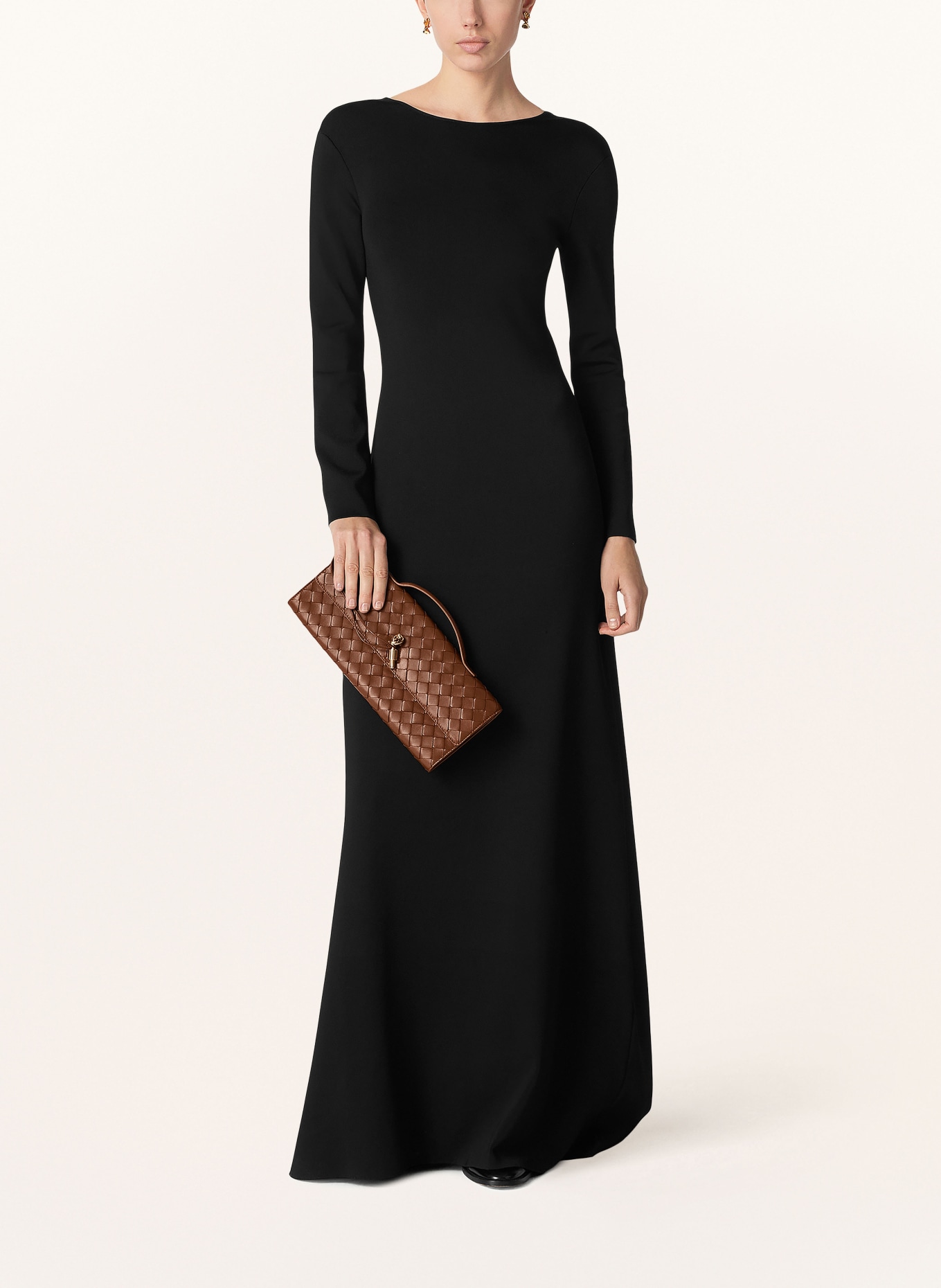 BOTTEGA VENETA Clutch ANDIAMO: AMBER / MUSE BRASS