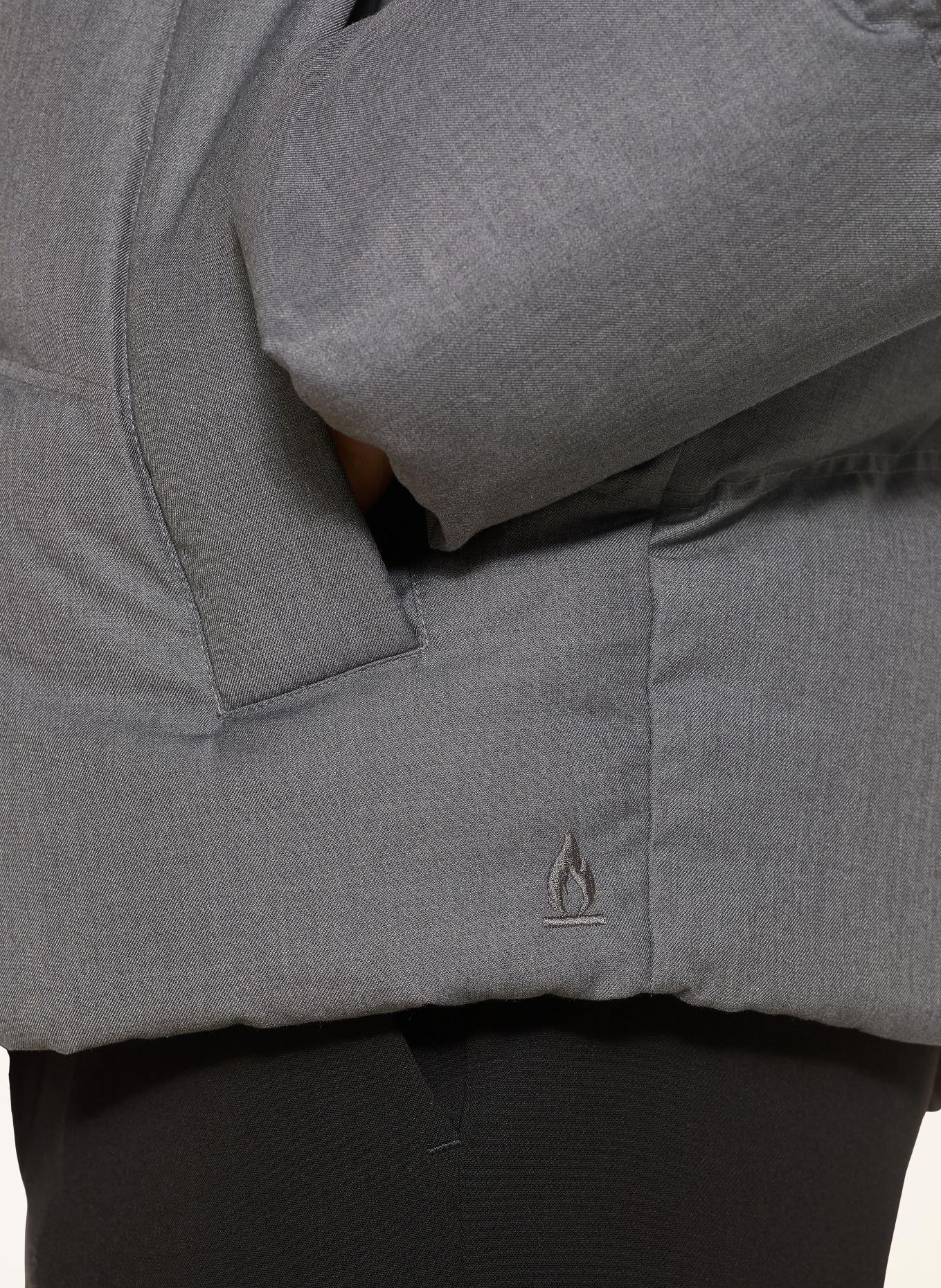 DRYKORN Daunenjacke NOTAN: GRAU