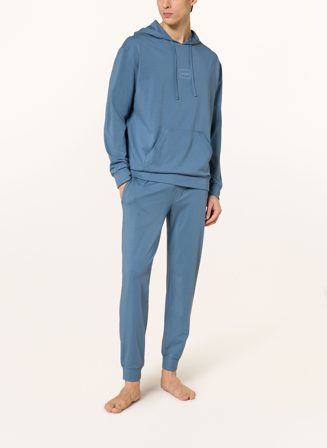 HUGO Schlafhose LAZE: HELLBLAU