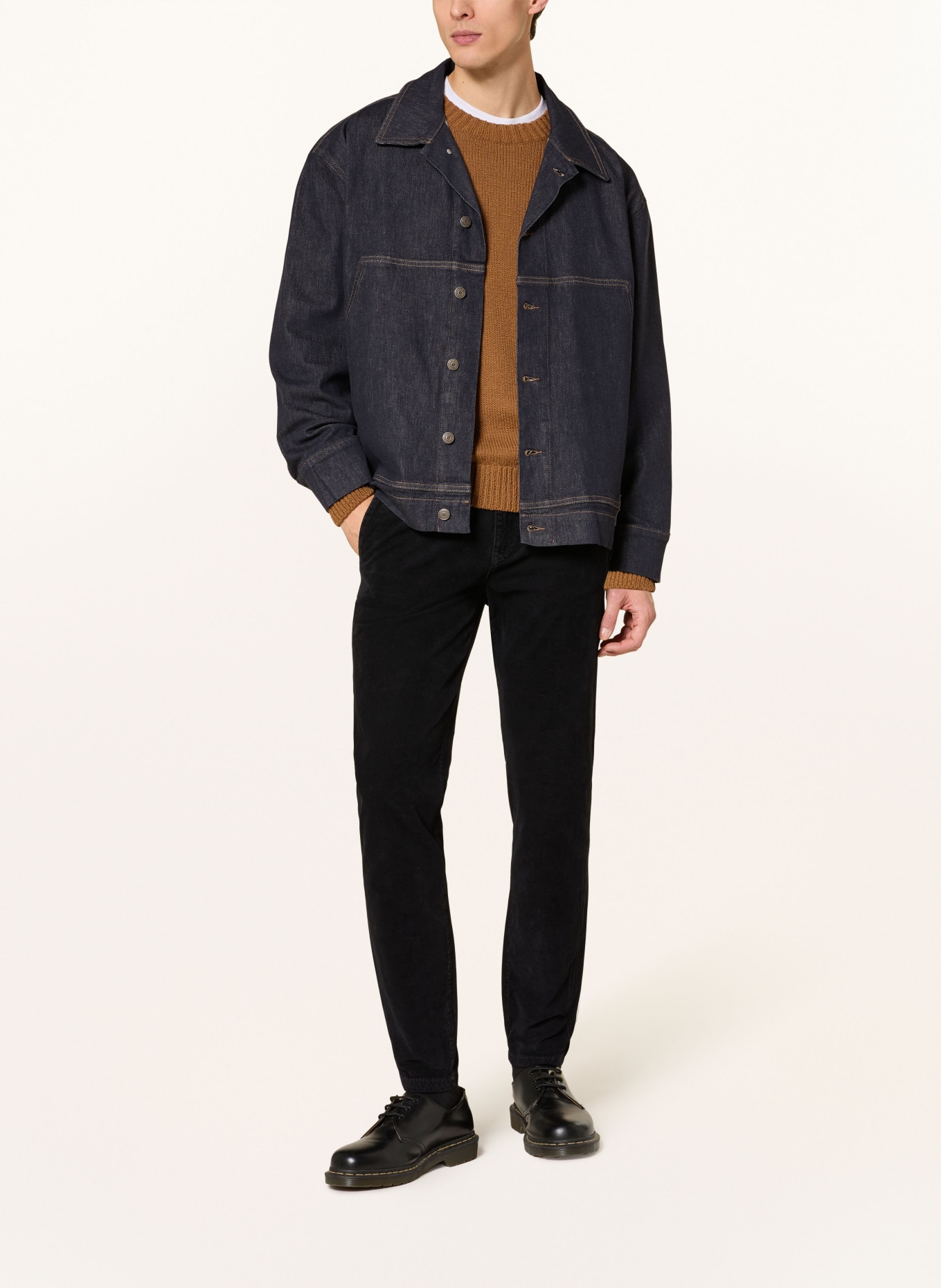 MAC Cordchino GRIFFIN Tapered Fit: DUNKELBLAU