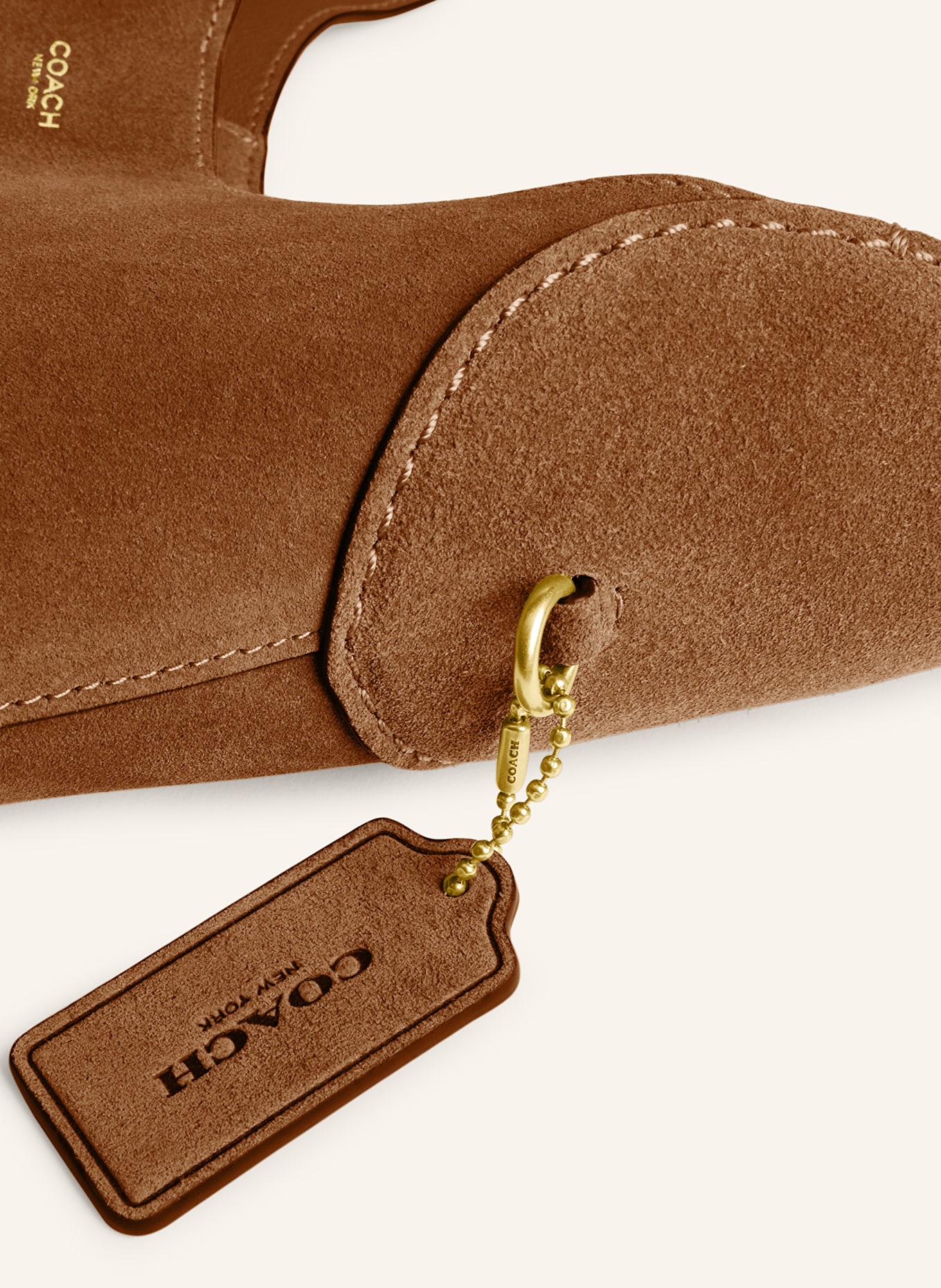 COACH Beuteltasche BROOKLYN 28: COGNAC