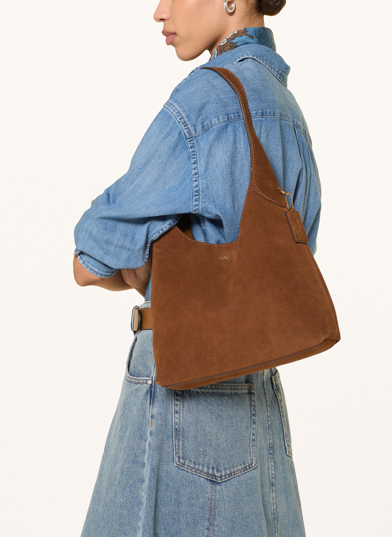 COACH Beuteltasche BROOKLYN 28: COGNAC