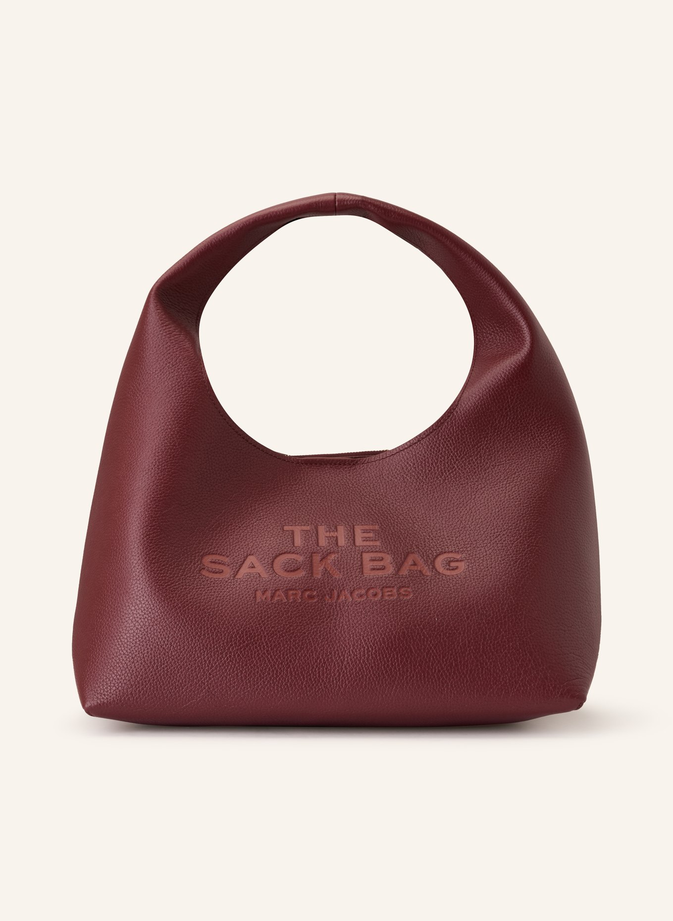 MARC JACOBS Handtasche THE SACK BAG mit Pouch: DUNKELROT