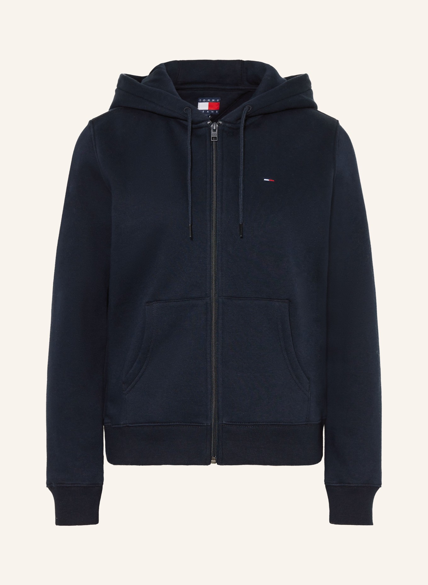TOMMY JEANS Sweatjacke: DUNKELBLAU