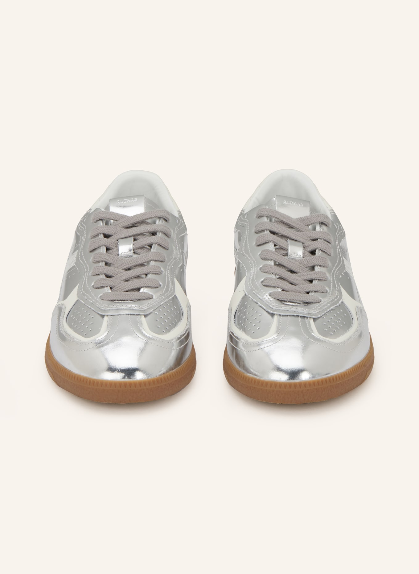 ALOHAS Sneaker TB.490: SILBER / CREME