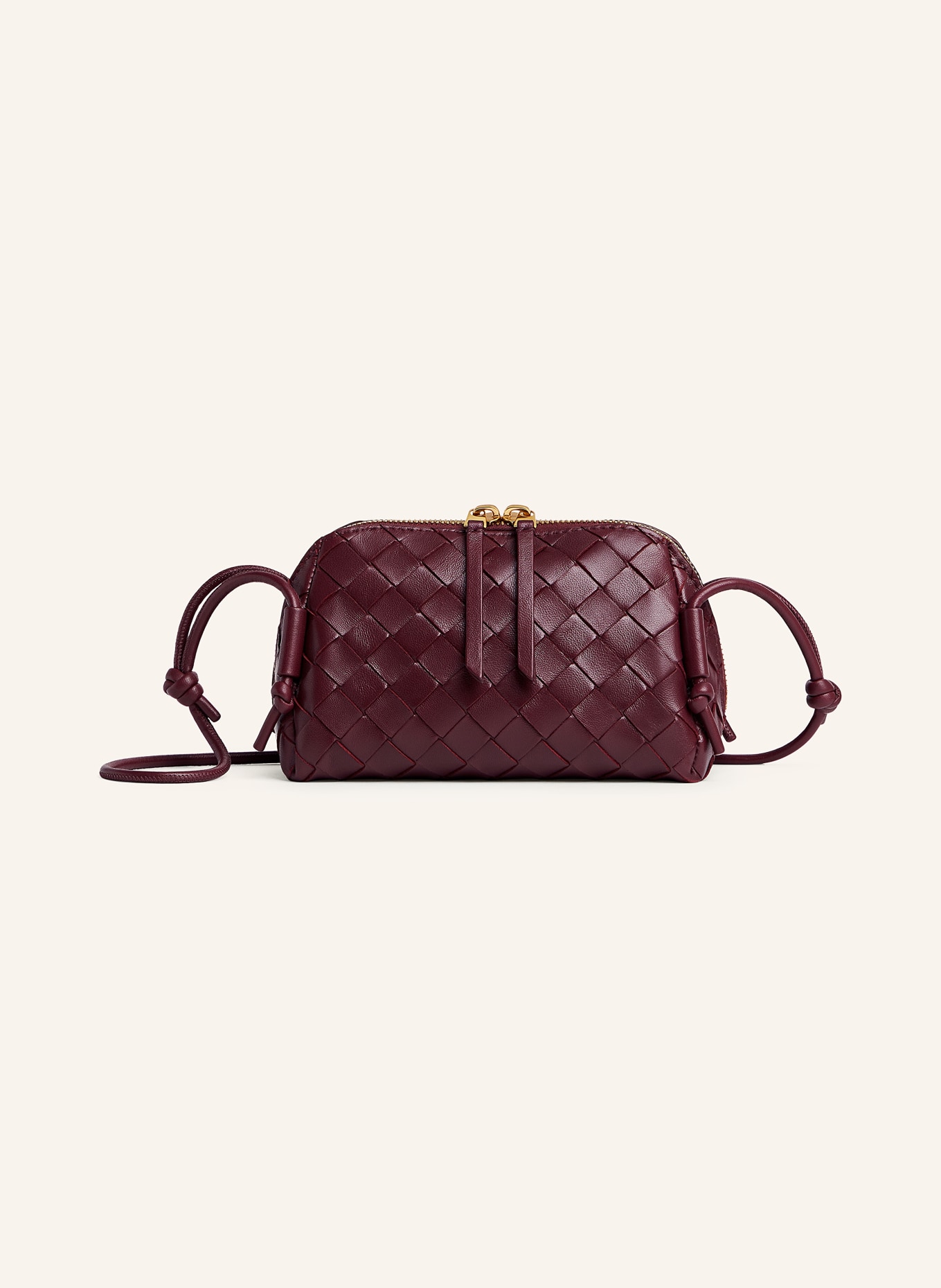 BOTTEGA VENETA Umhängetasche CONCERT: BAROLO/GOLD