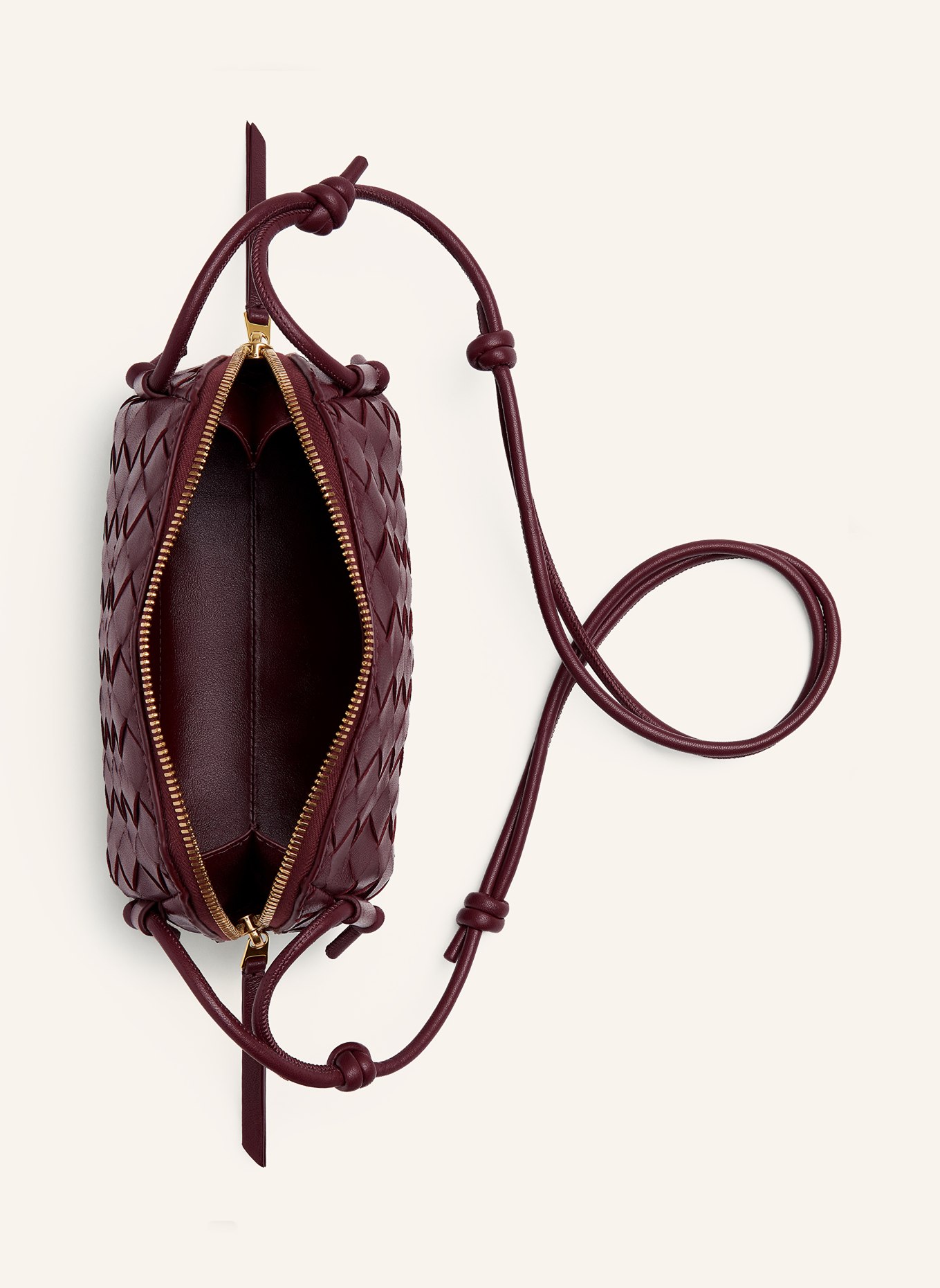 BOTTEGA VENETA Umhängetasche CONCERT: BAROLO/GOLD