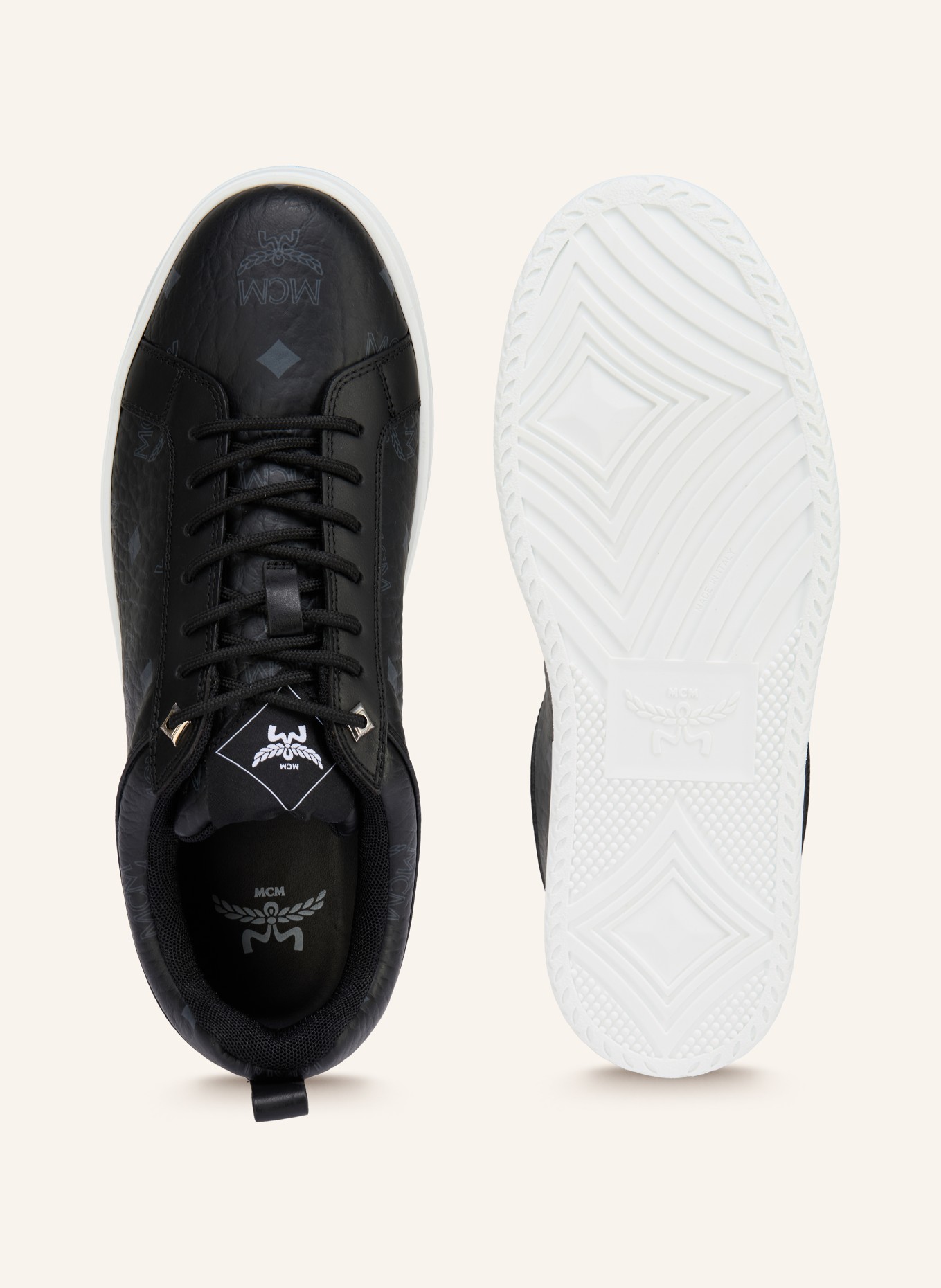 MCM Sneaker NEO: SCHWARZ / DUNKELGRAU