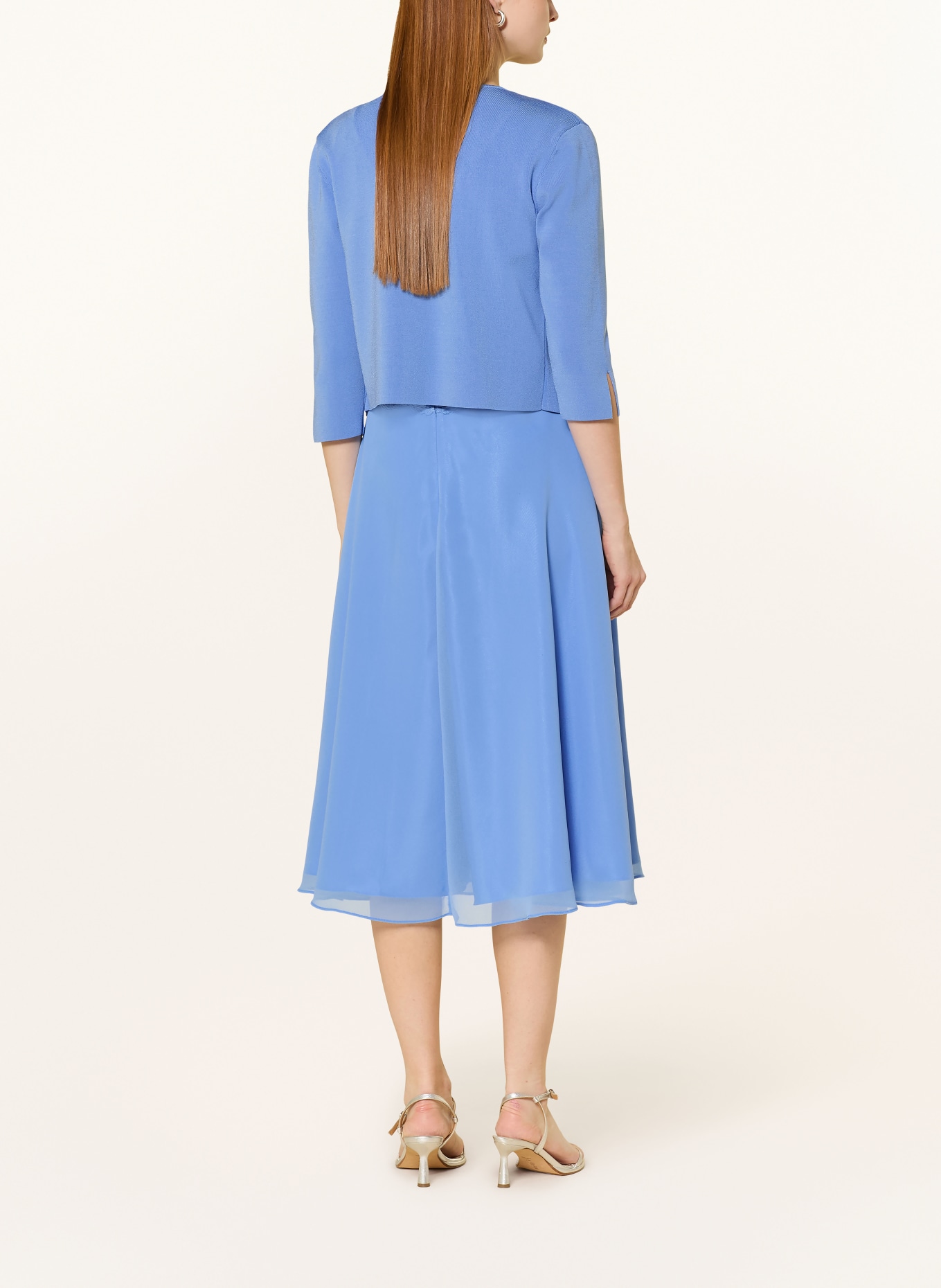 Vera Mont Bolero with 3/4 sleeves: LIGHT BLUE