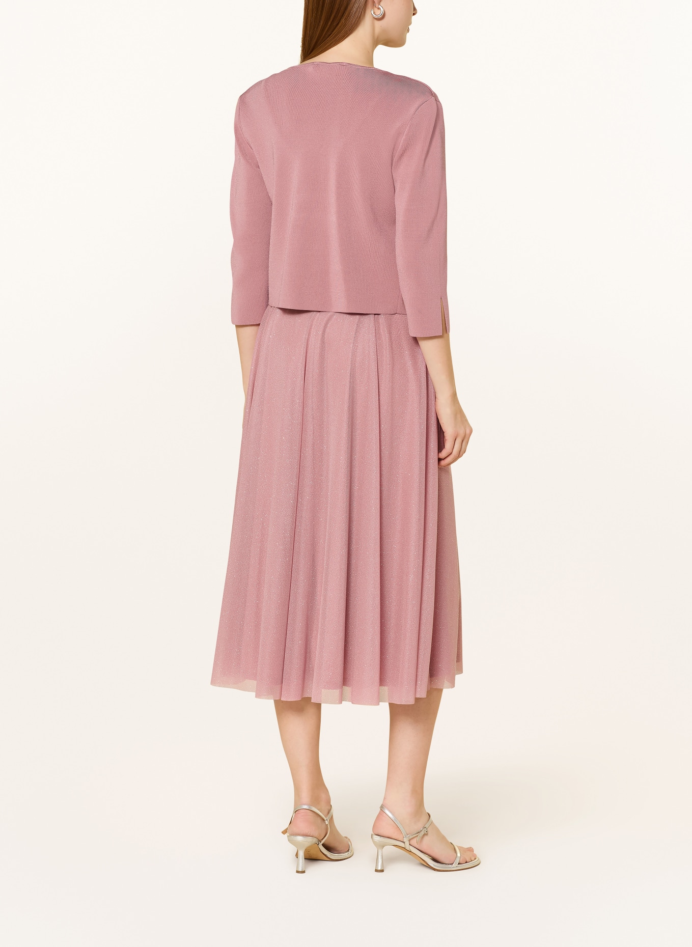 Vera Mont Bolero s 3/4 rukávy: STARORŮŽOVÁ