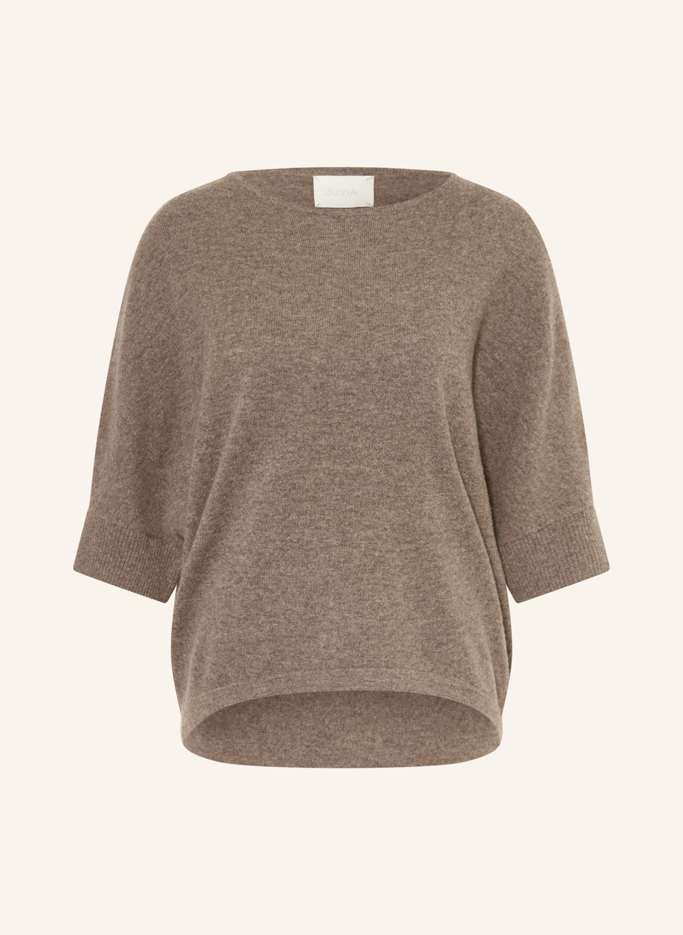 Juvia Pullover BLANCA mit 3/4-Arm: TAUPE