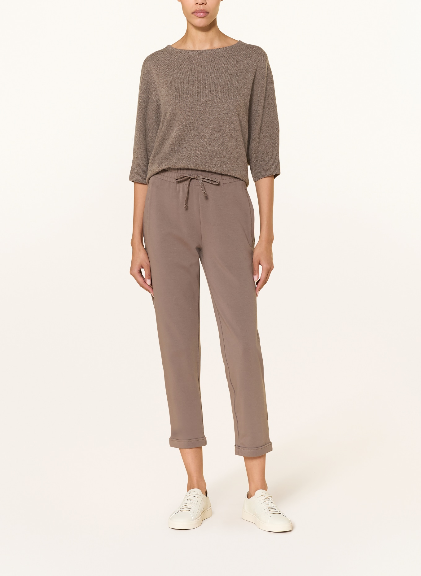 Juvia Pullover BLANCA mit 3/4-Arm: TAUPE