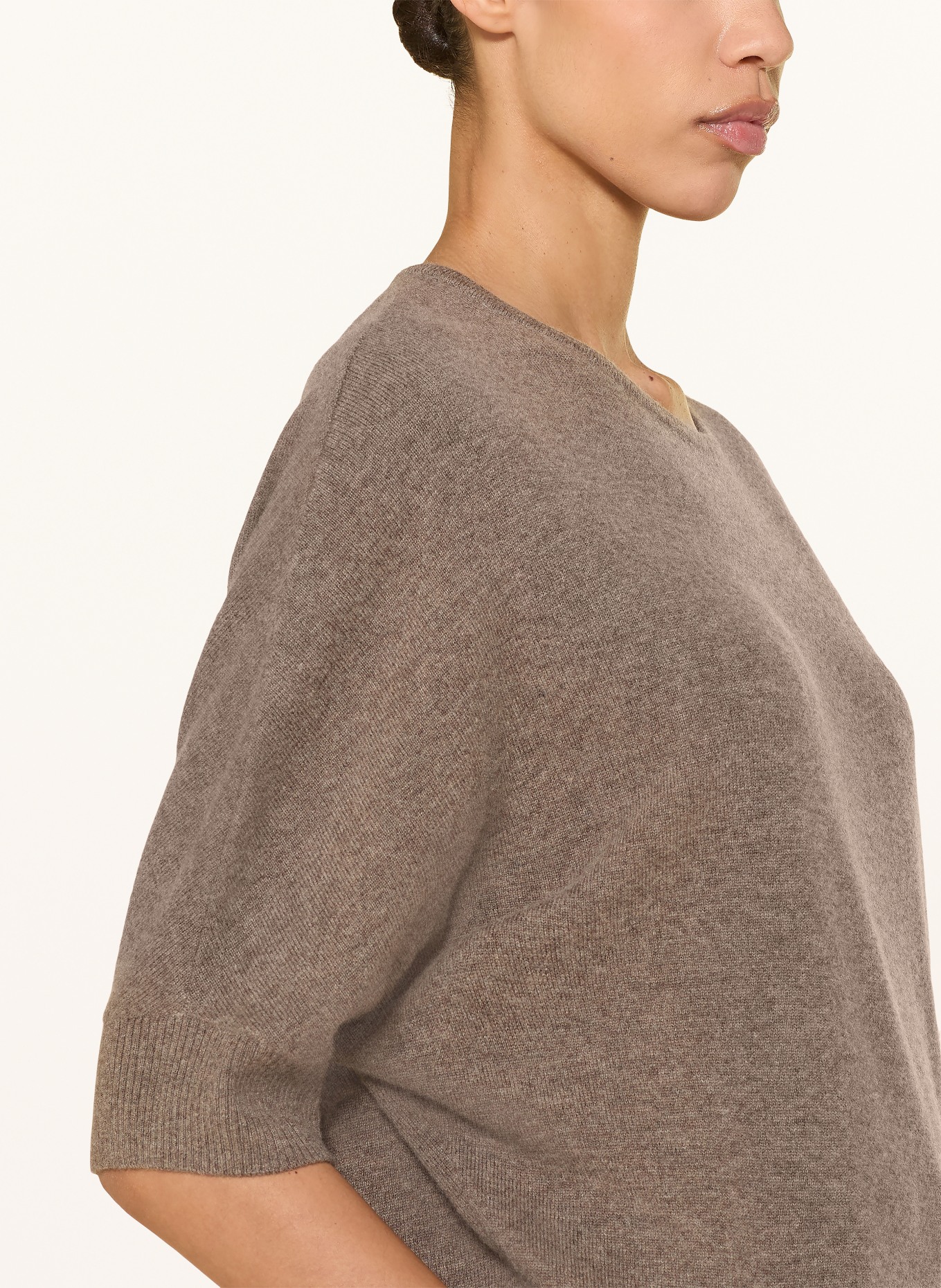 Juvia Pullover BLANCA mit 3/4-Arm: TAUPE