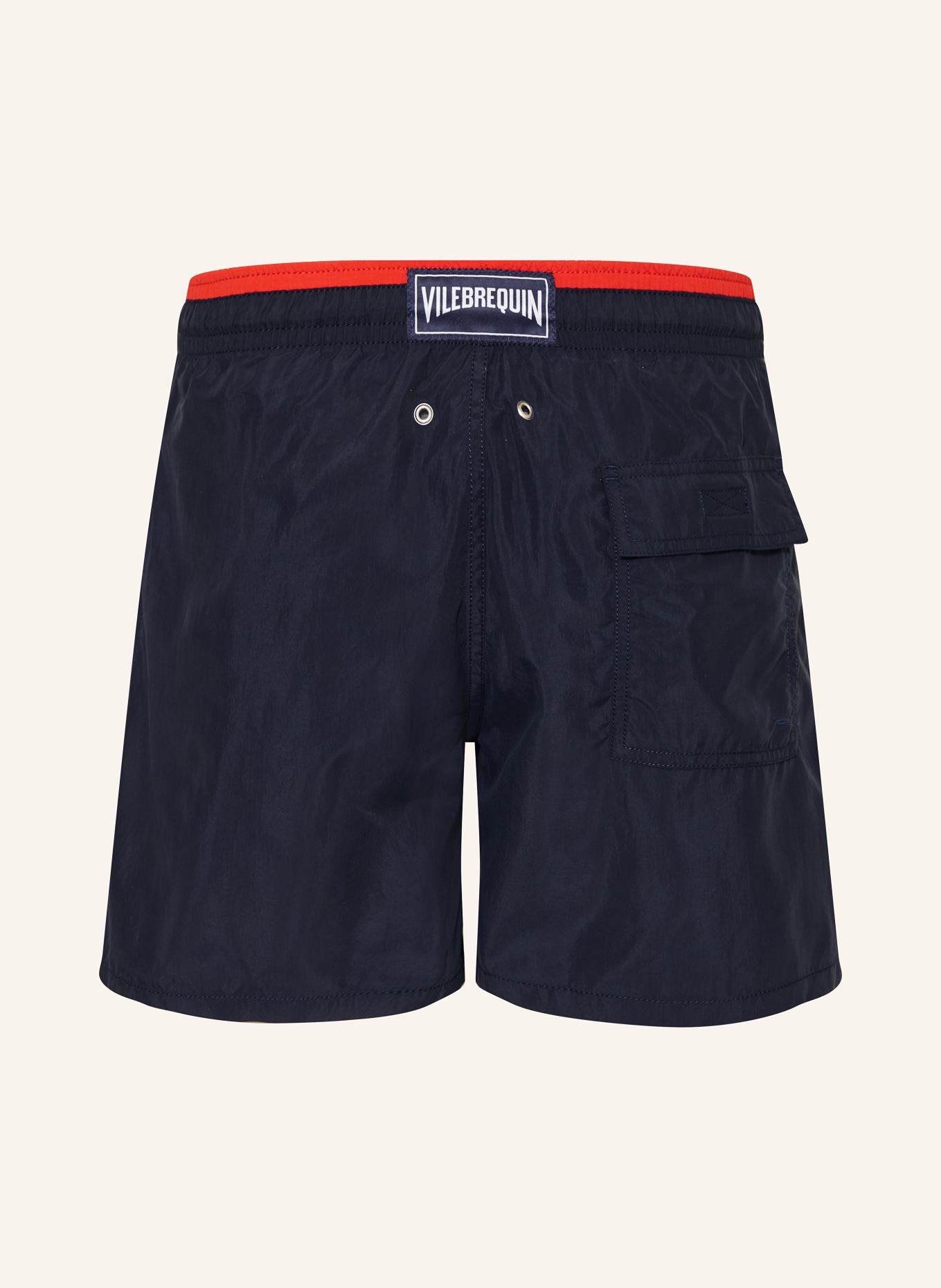 VILEBREQUIN Kąpielówki bokserki MOOREA: GRANATOWY / CZERWONY