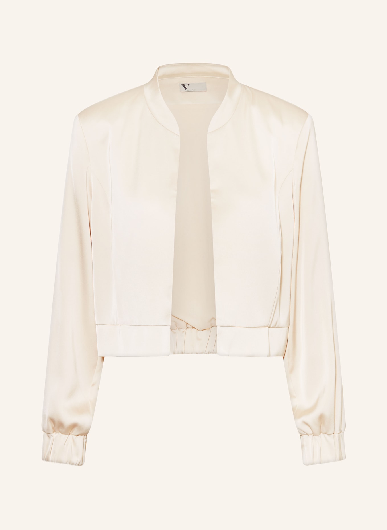 V by Vera Mont satin bolero: CREAM