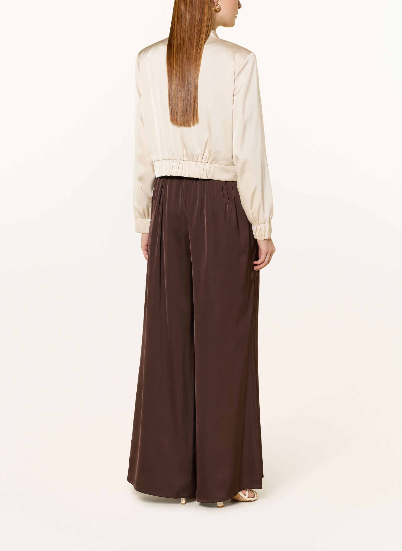 V by Vera Mont satin bolero: CREAM