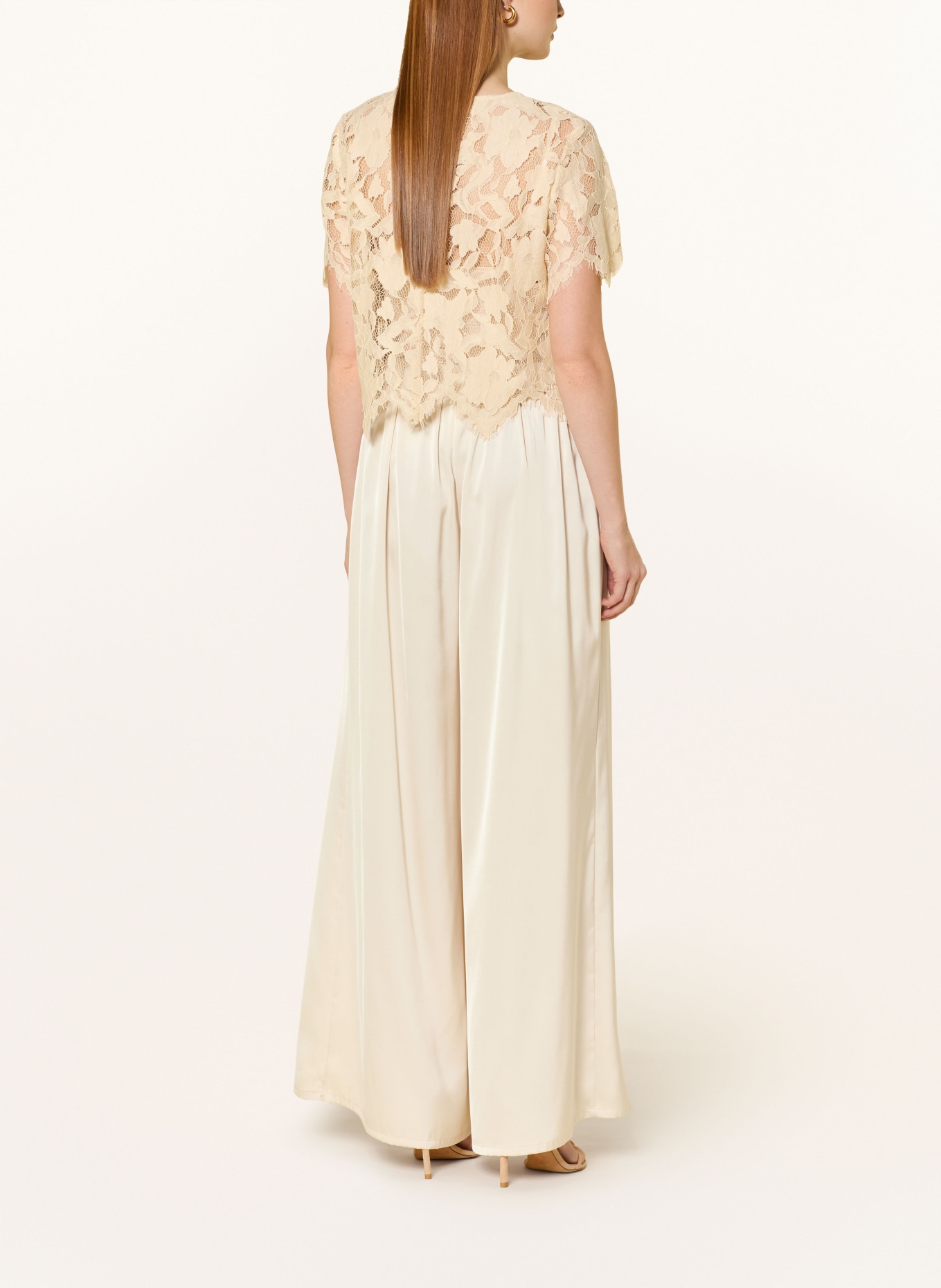 V by Vera Mont Satinhose: CREME