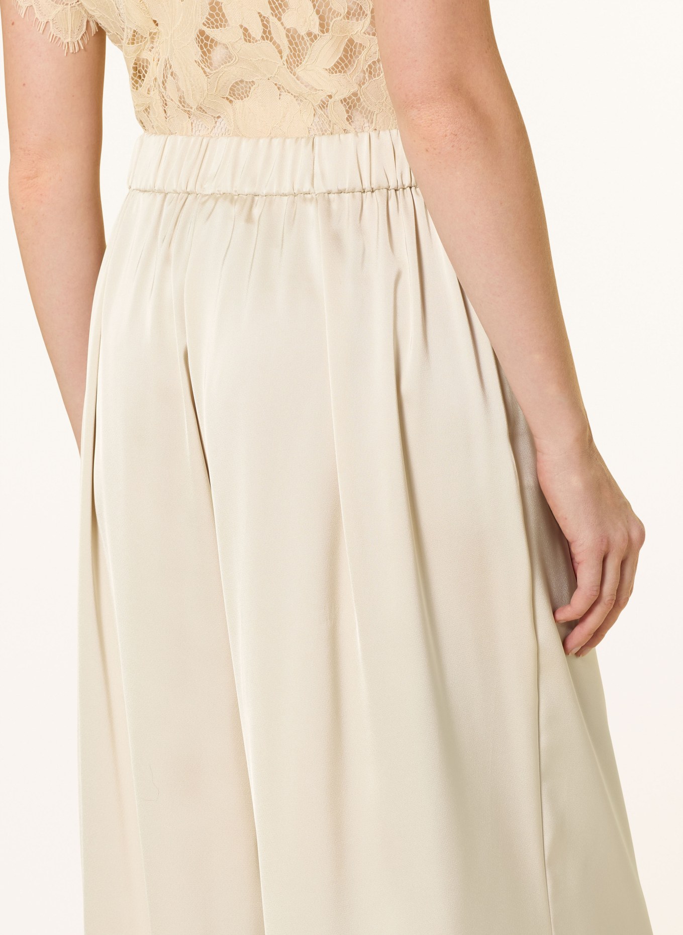 V by Vera Mont Satinhose: CREME