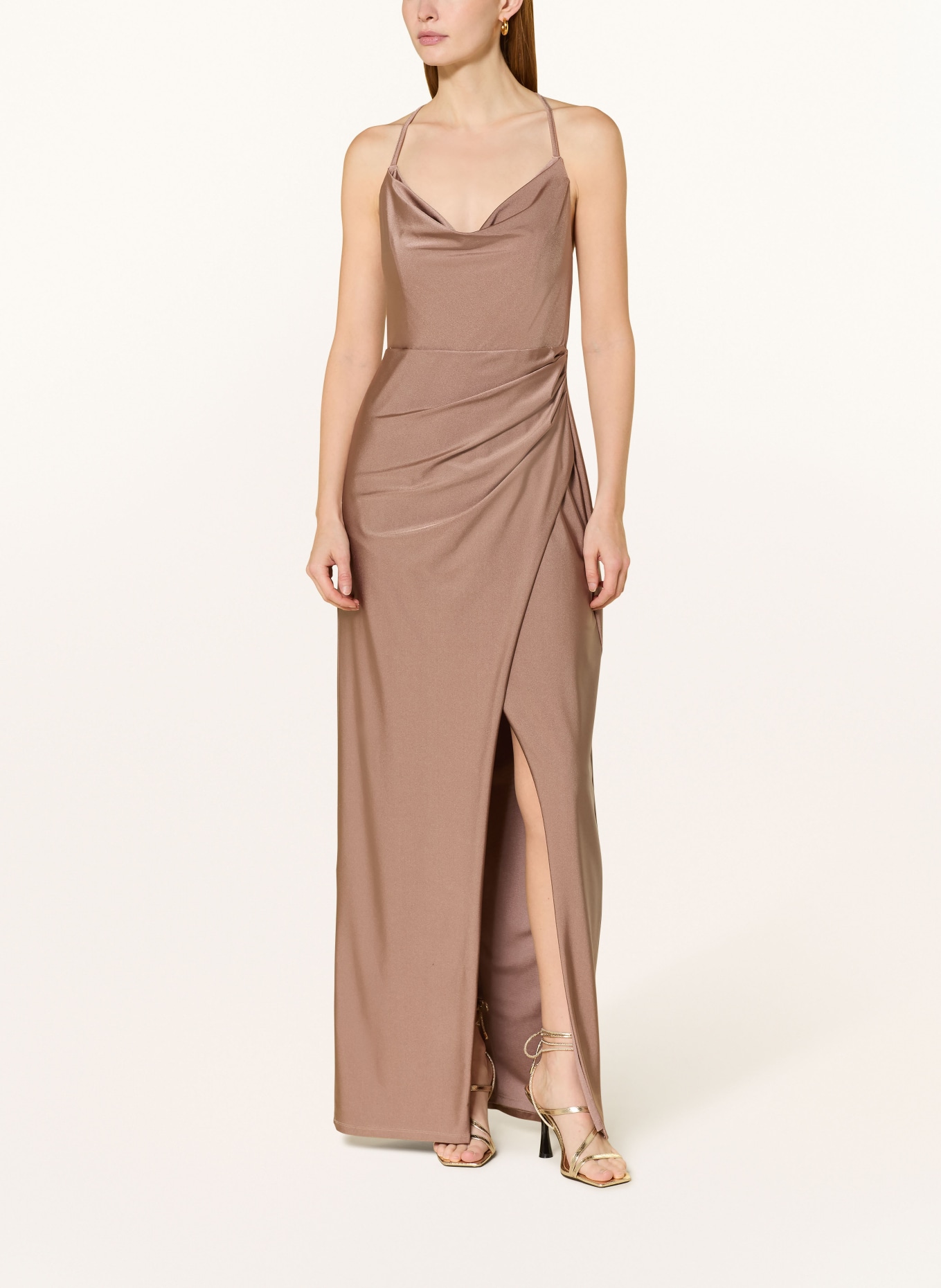 VM Vera Mont evening gown: LIGHT BROWN