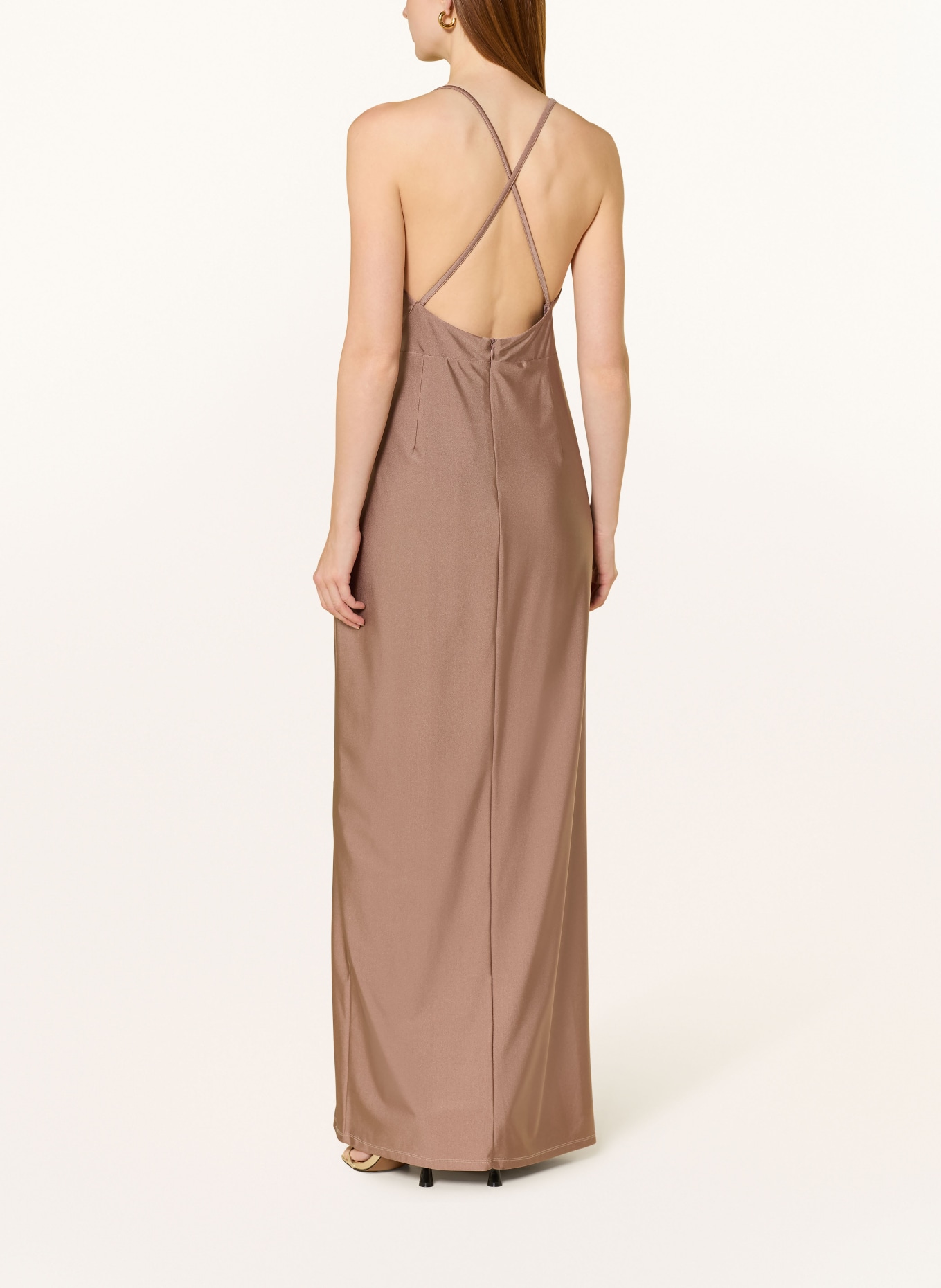VM Vera Mont evening gown: LIGHT BROWN