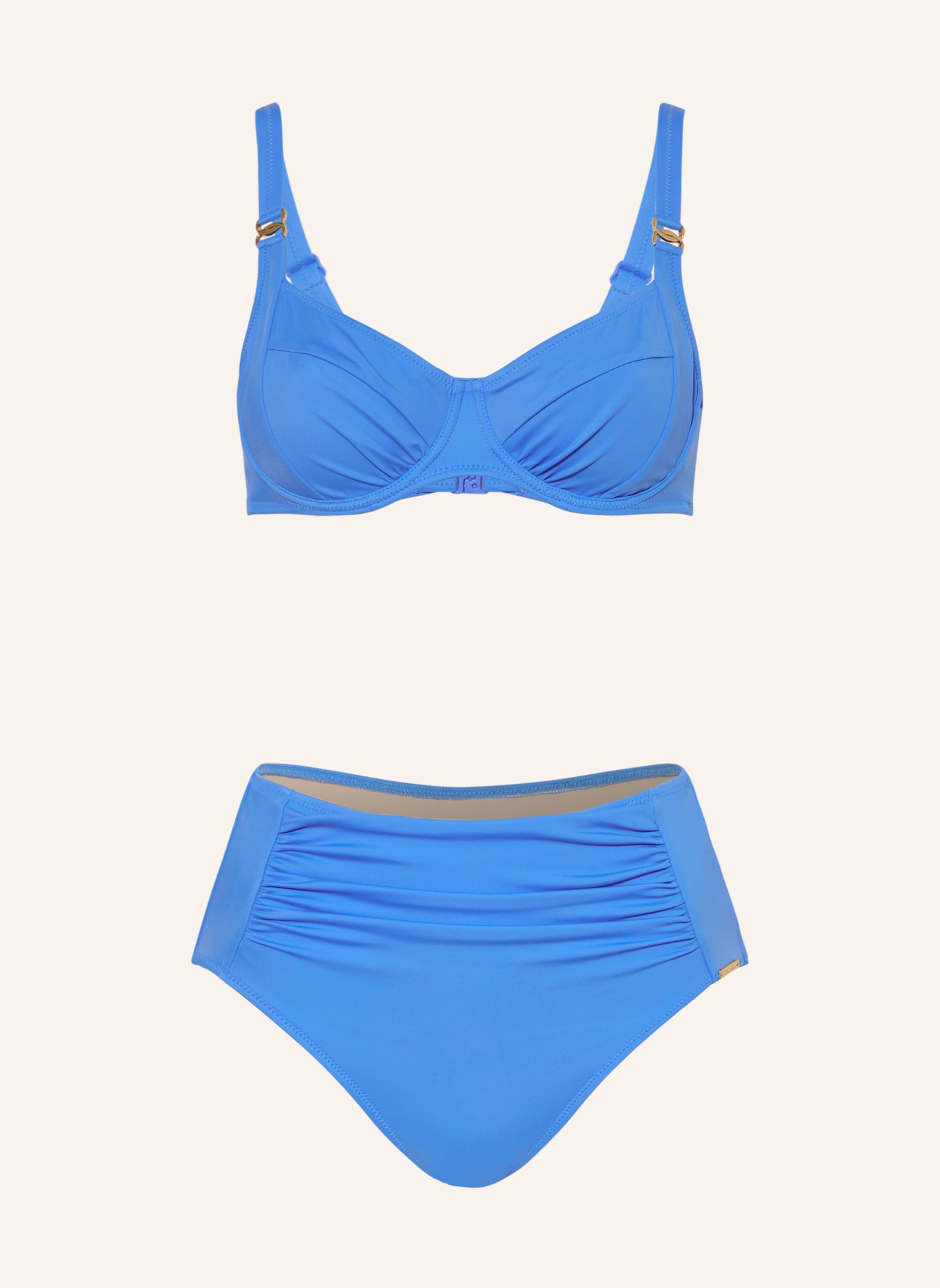 Charmline Bikini z fiszbinami ESSENTIAL CLASSICS: JASNONIEBIESKI