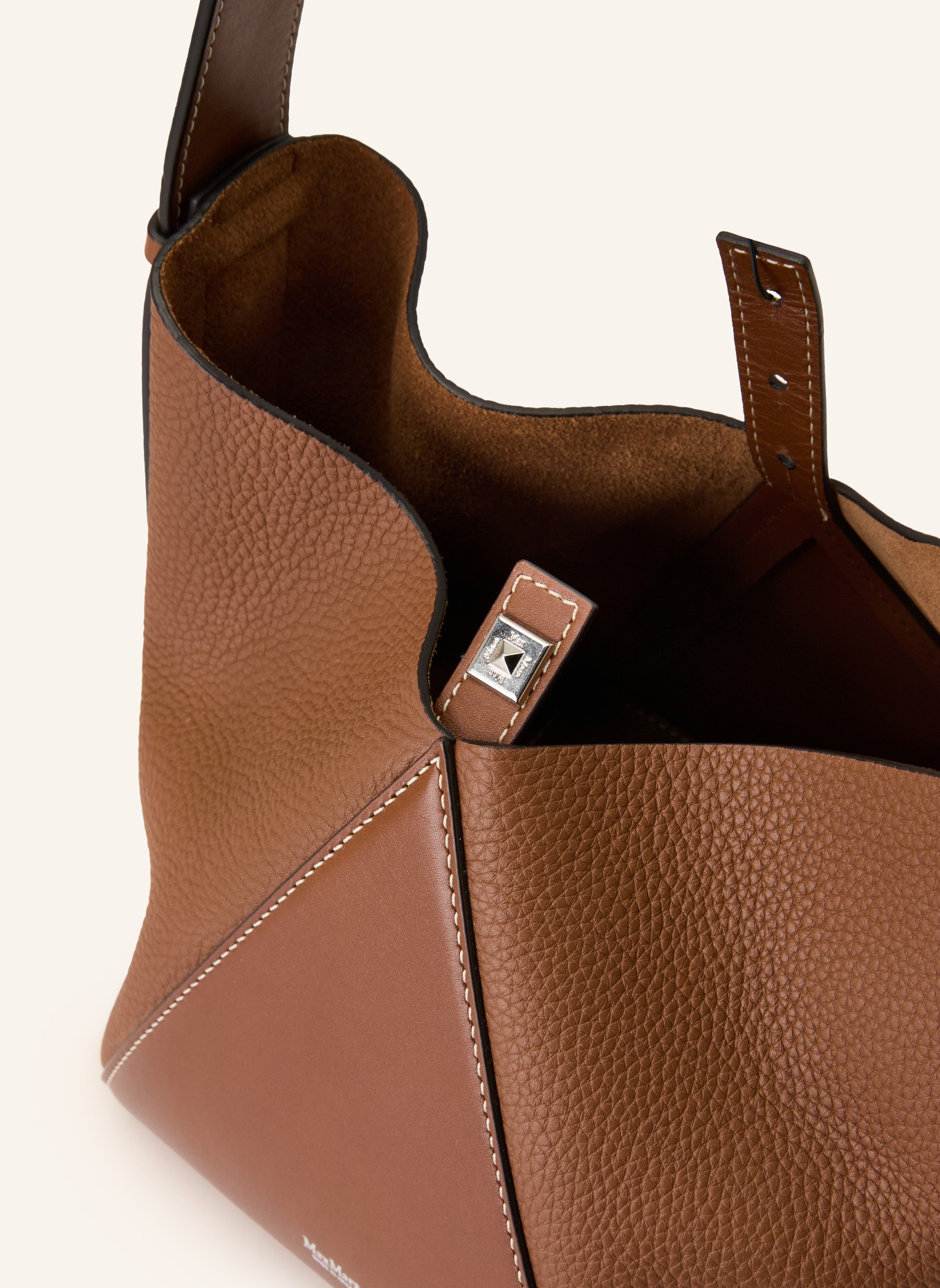 Max Mara Sac à bandoulière MMBUCKETS: COGNAC