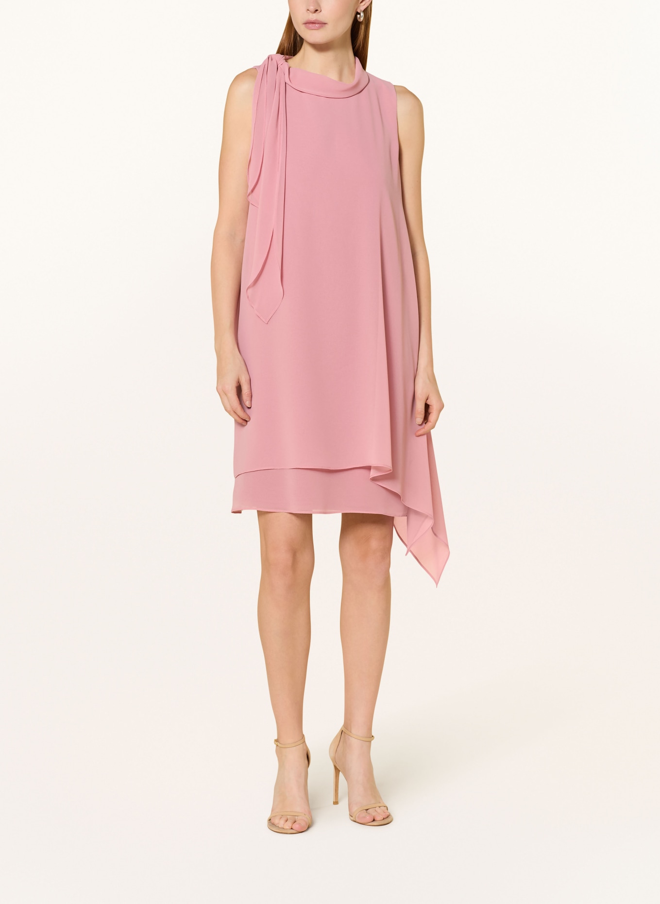 Vera Mont koktejlové šaty: STARORŮŽOVÁ