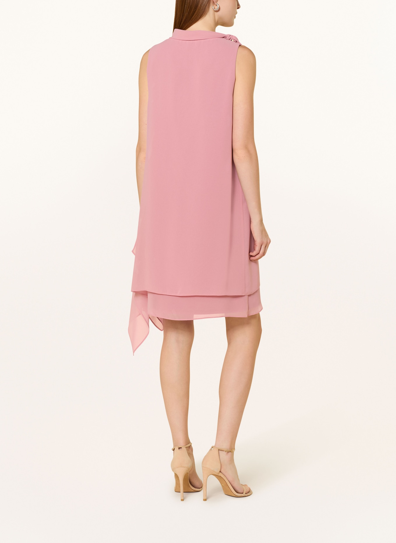 Vera Mont koktejlové šaty: STARORŮŽOVÁ