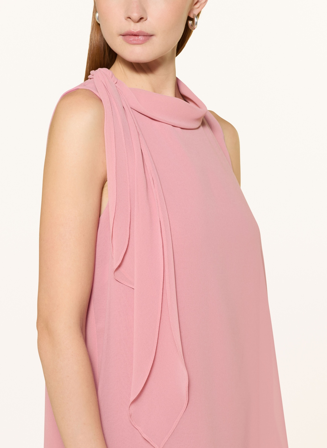 Vera Mont koktejlové šaty: STARORŮŽOVÁ